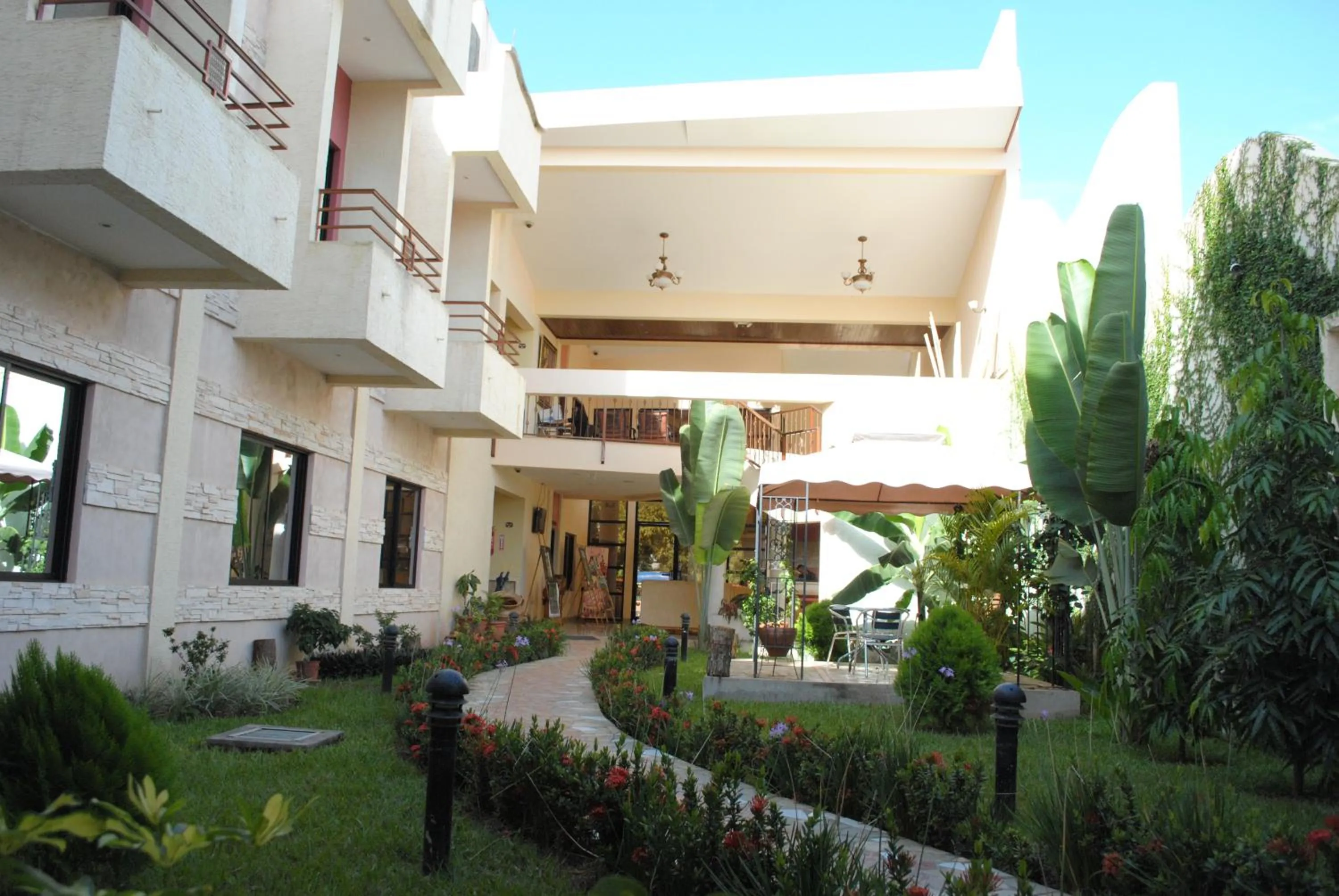 Garden in Hotel Plaza Maria