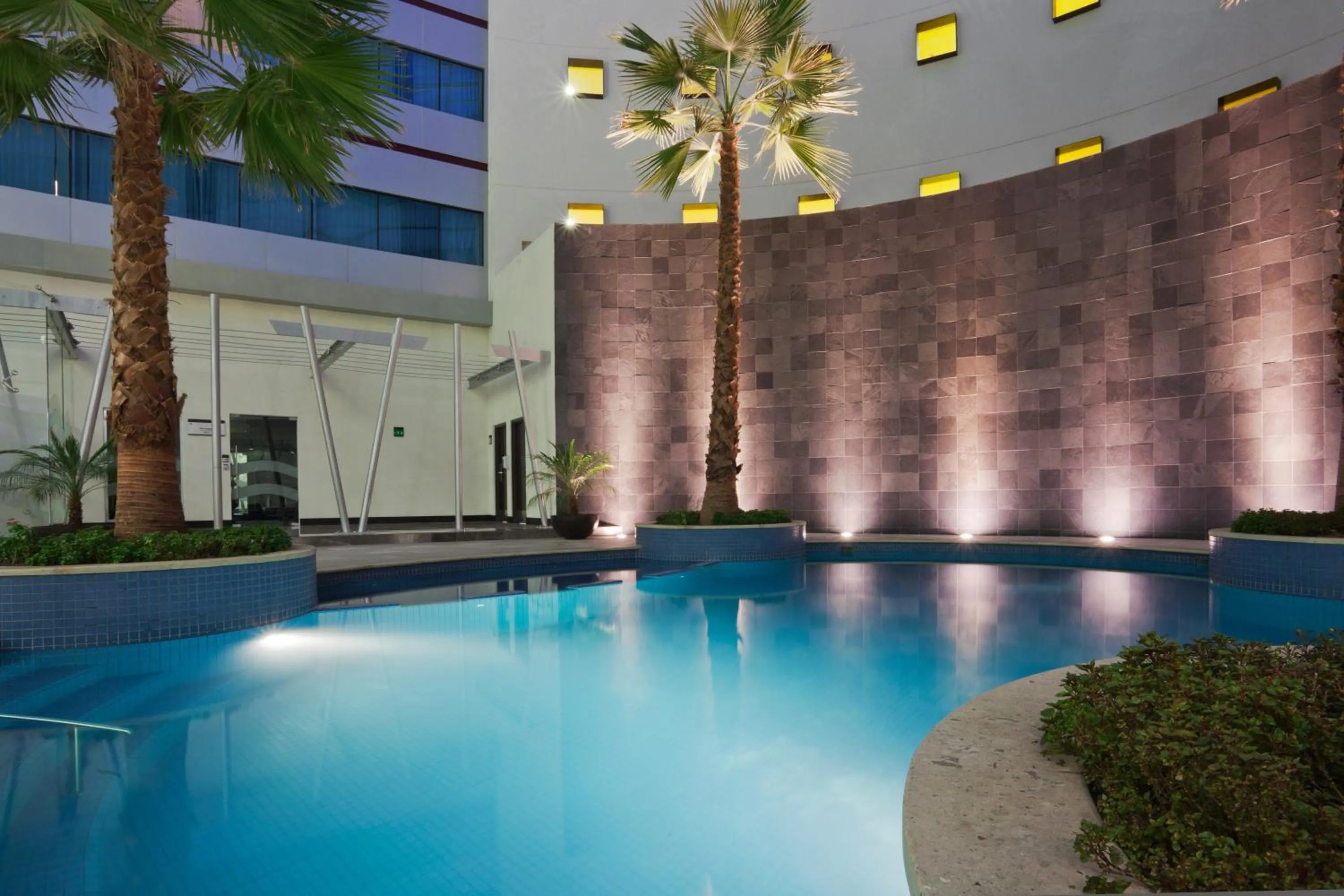 Swimming pool in Crowne Plaza Leon by IHG