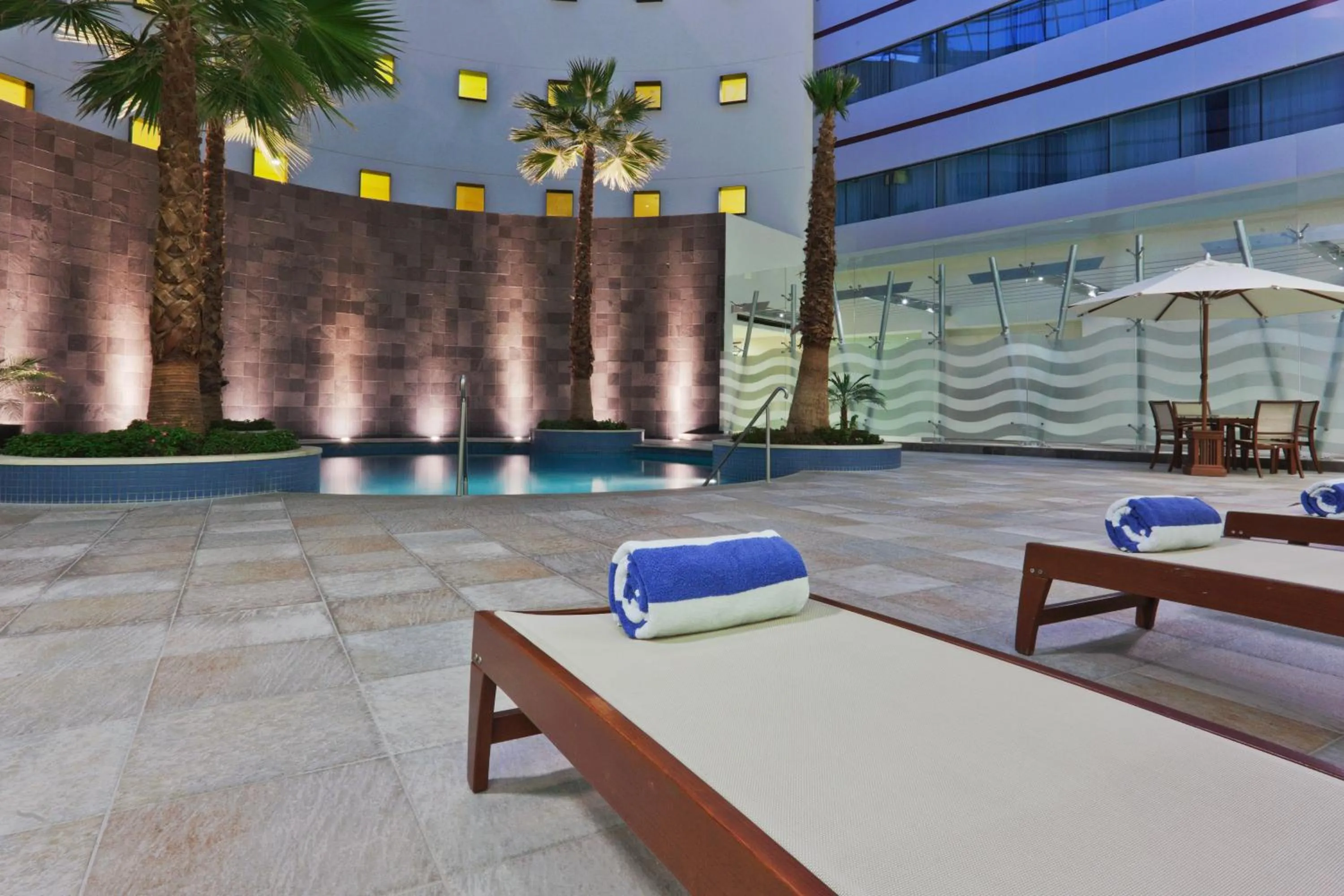 Swimming pool in Crowne Plaza Leon by IHG