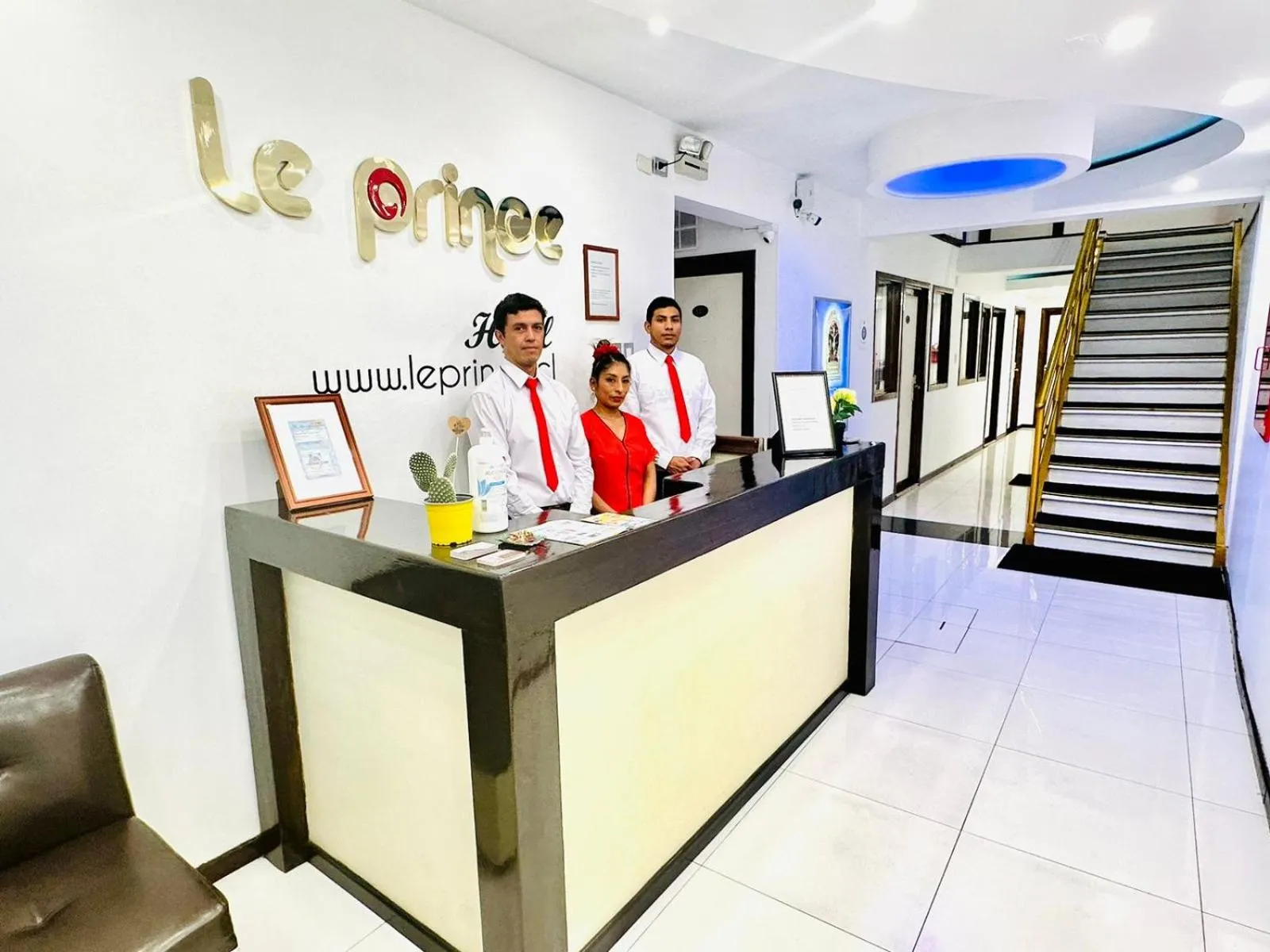 Lobby or reception in Le Prince Arica