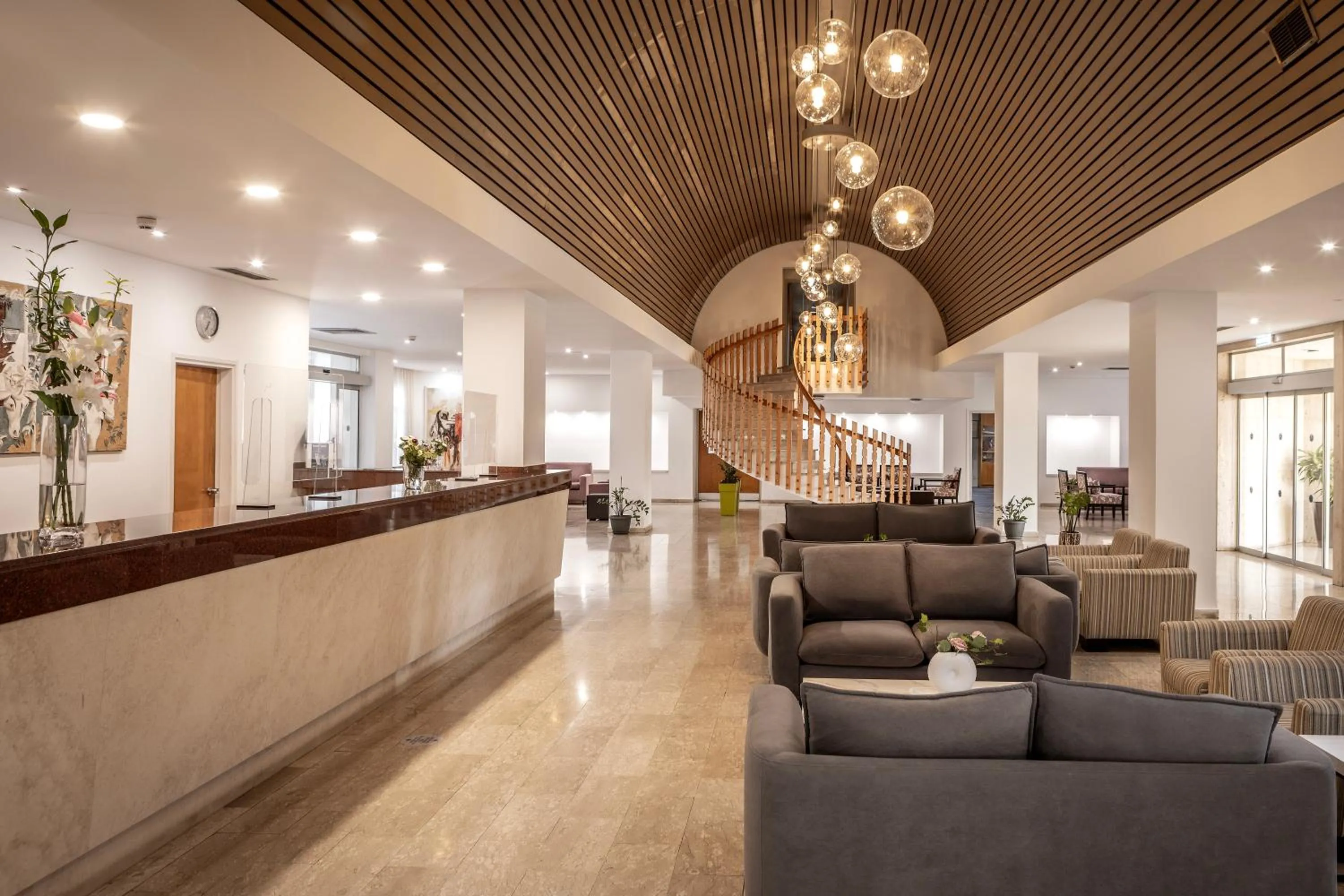 Lobby or reception in Kissos Hotel