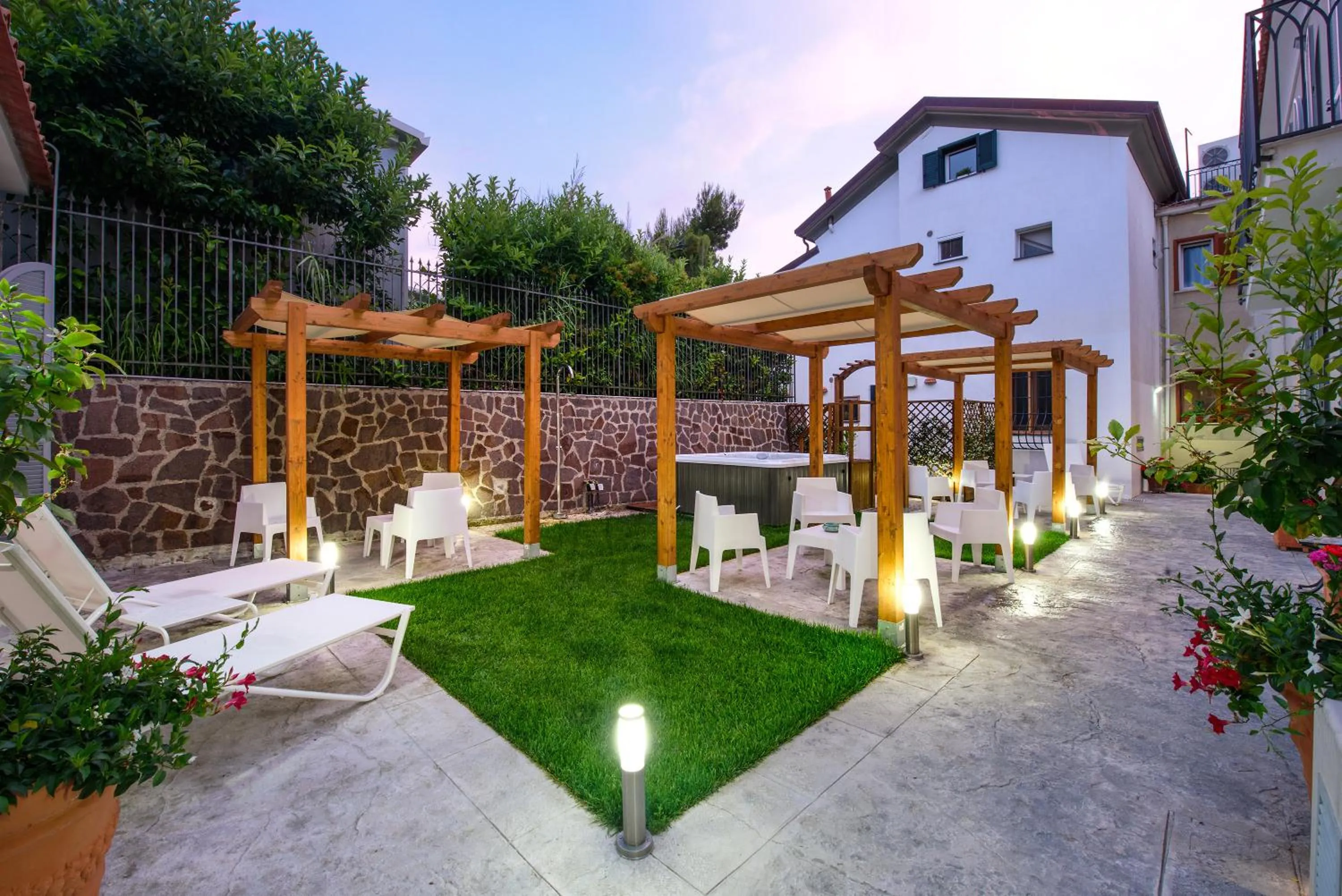 Patio in Ravello House