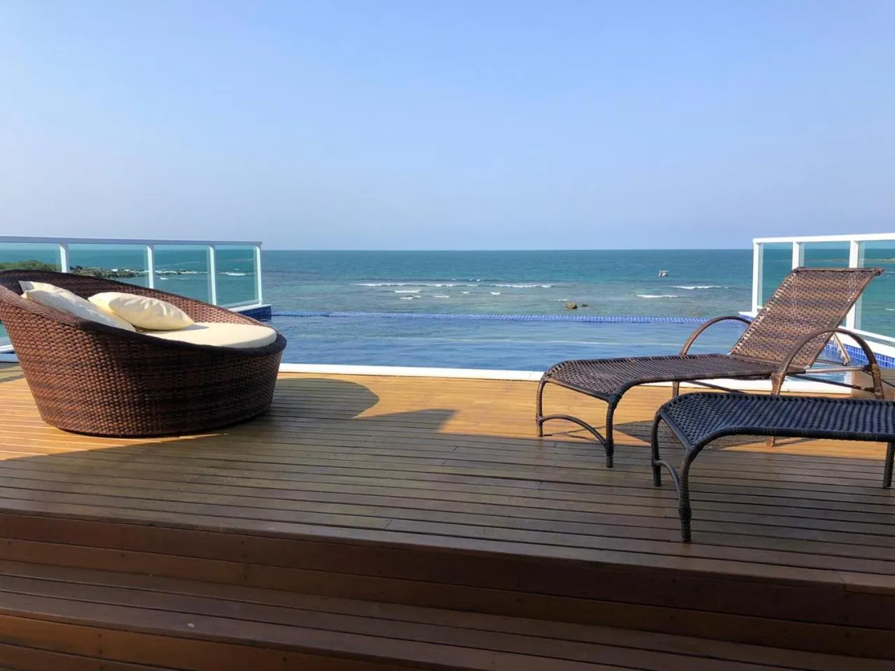 Swimming pool in Pousada Pénareia