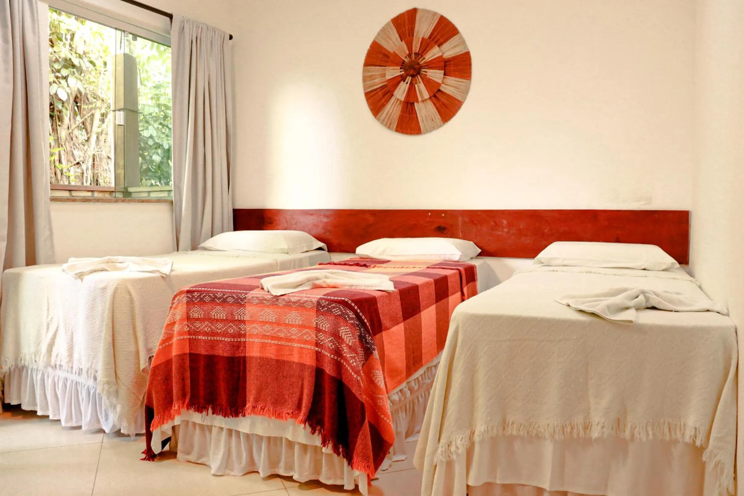 Bed in Pousada Pénareia