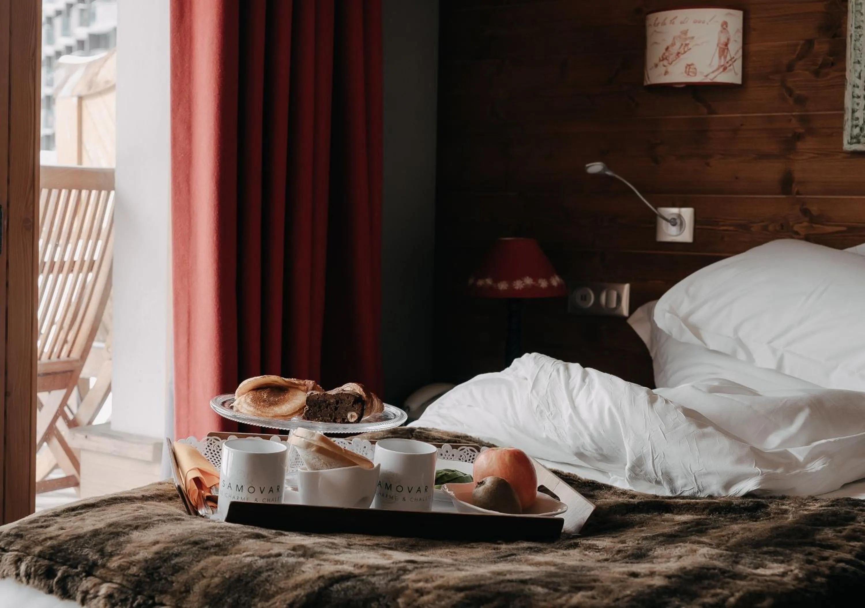 Bed in Maisons de montagne Le Samovar