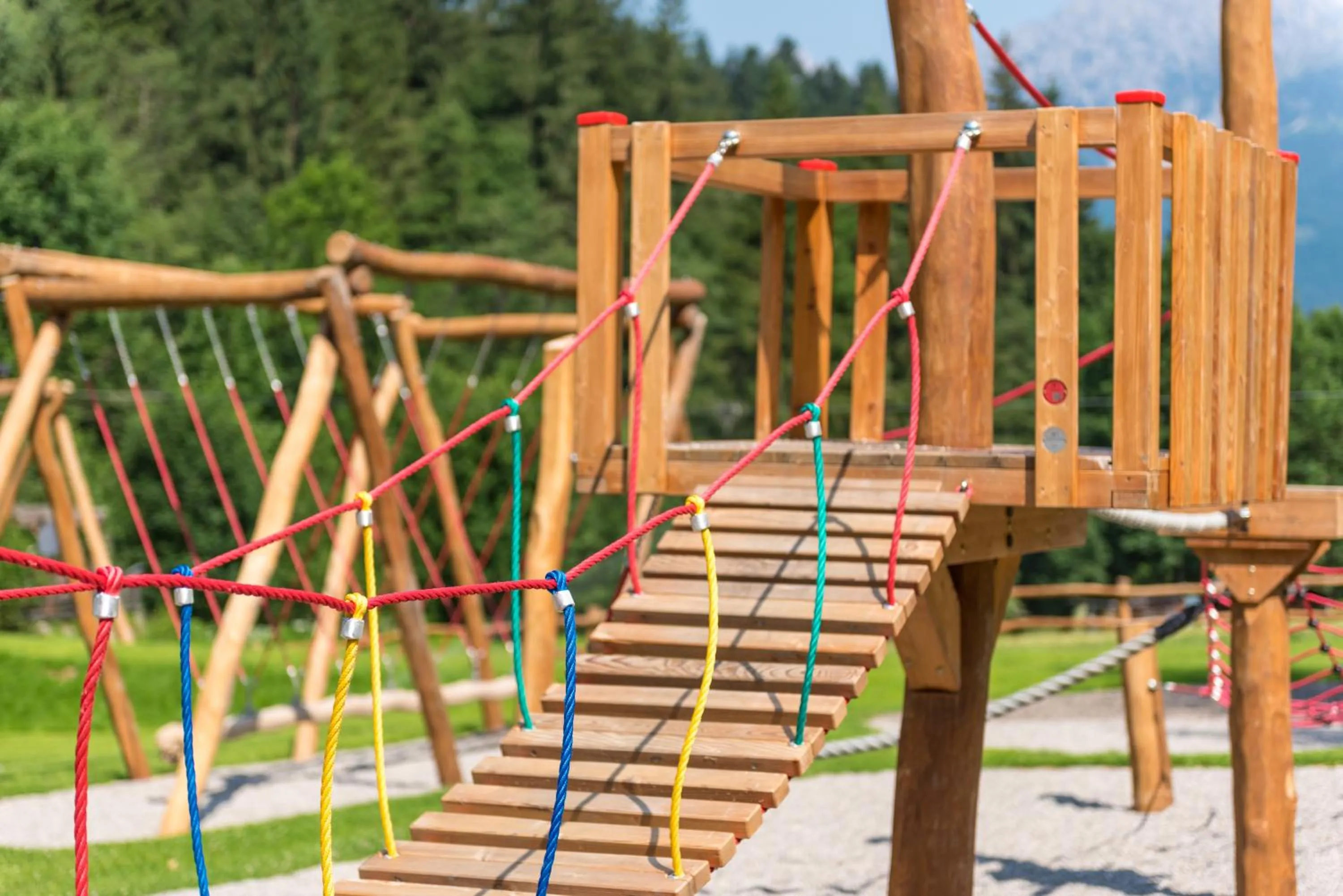 Children play ground in Ferienappartements Landhof