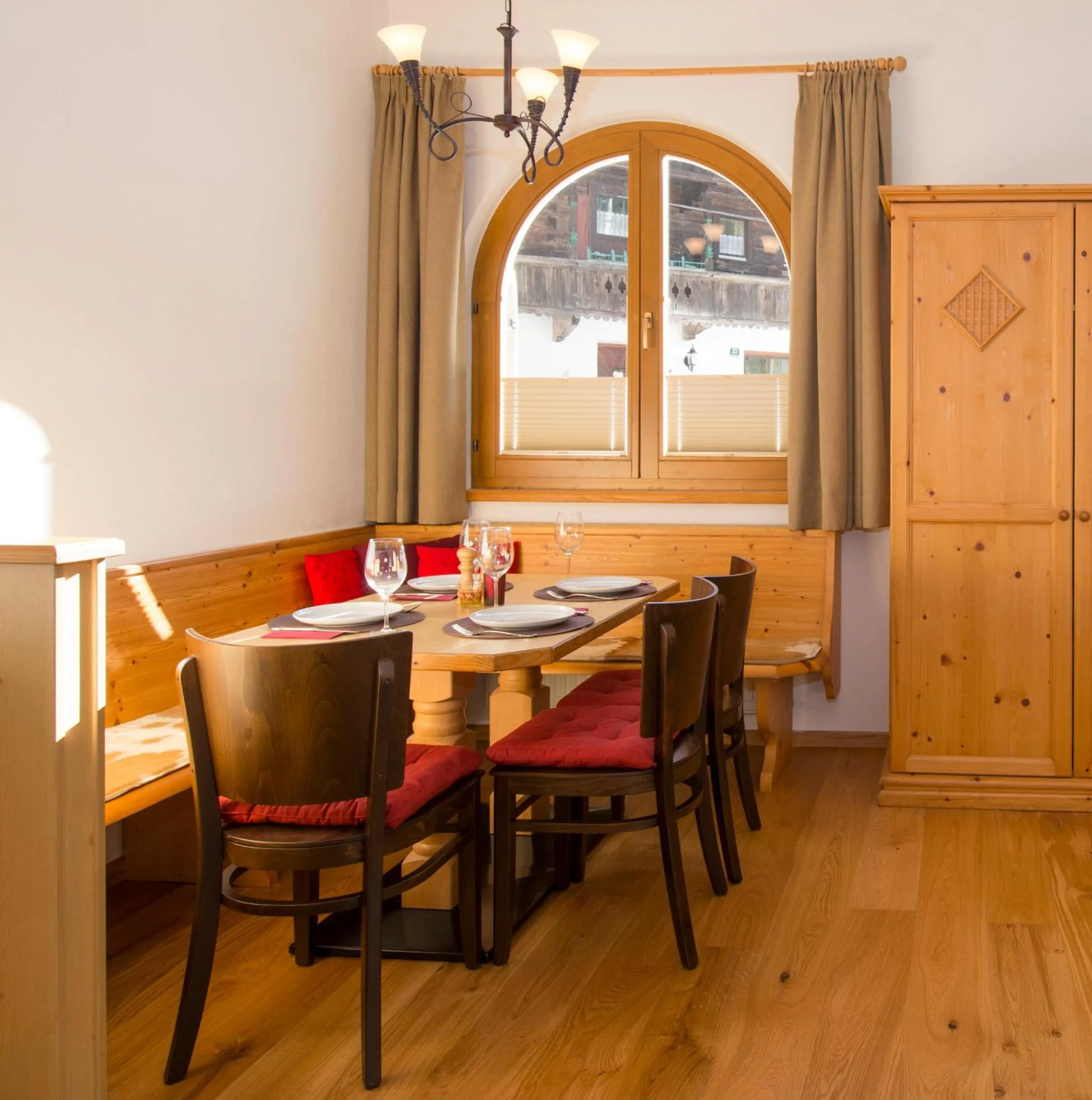 Dining area in Ferienappartements Landhof