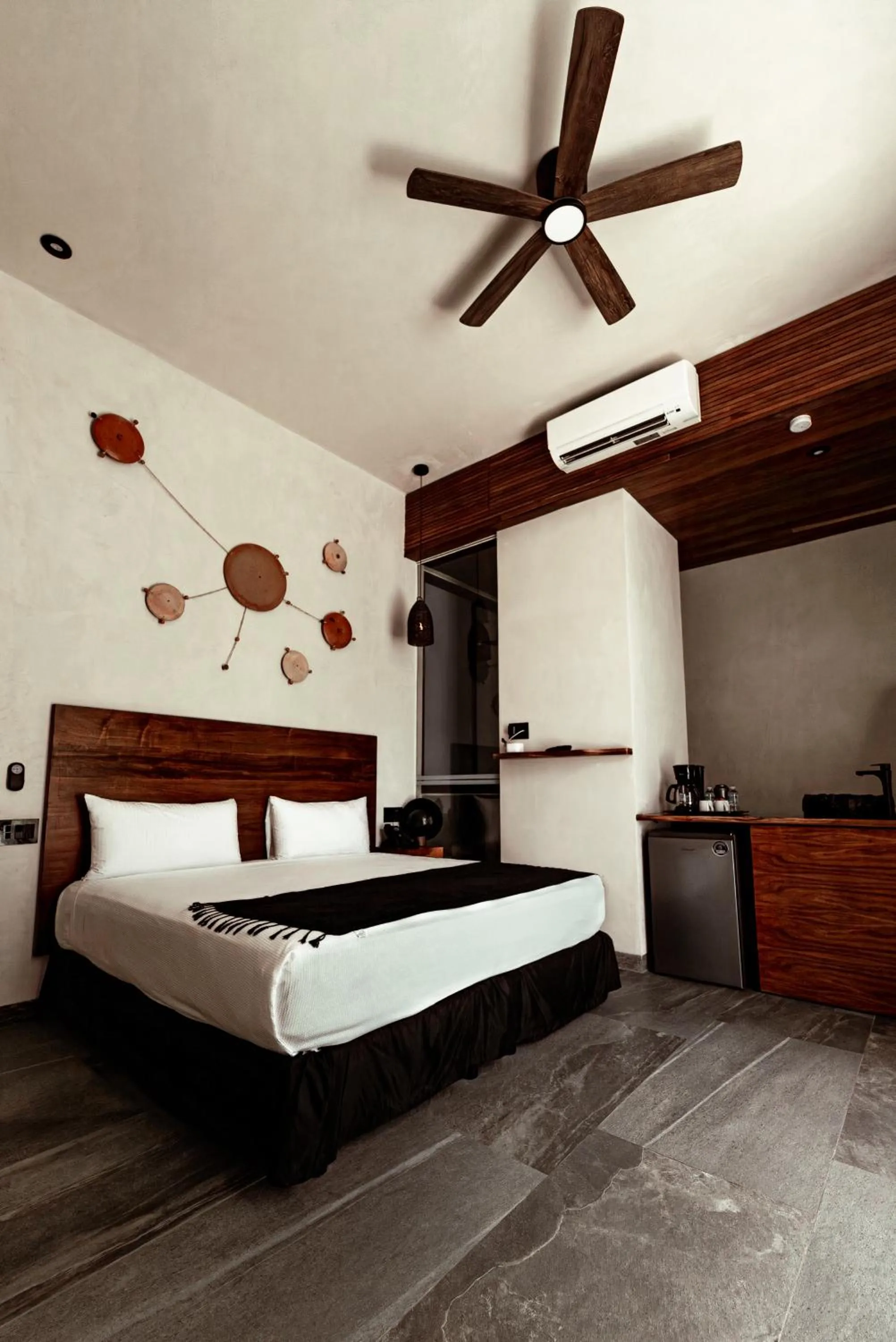Bed in Prana Boutique Hotel Tulum