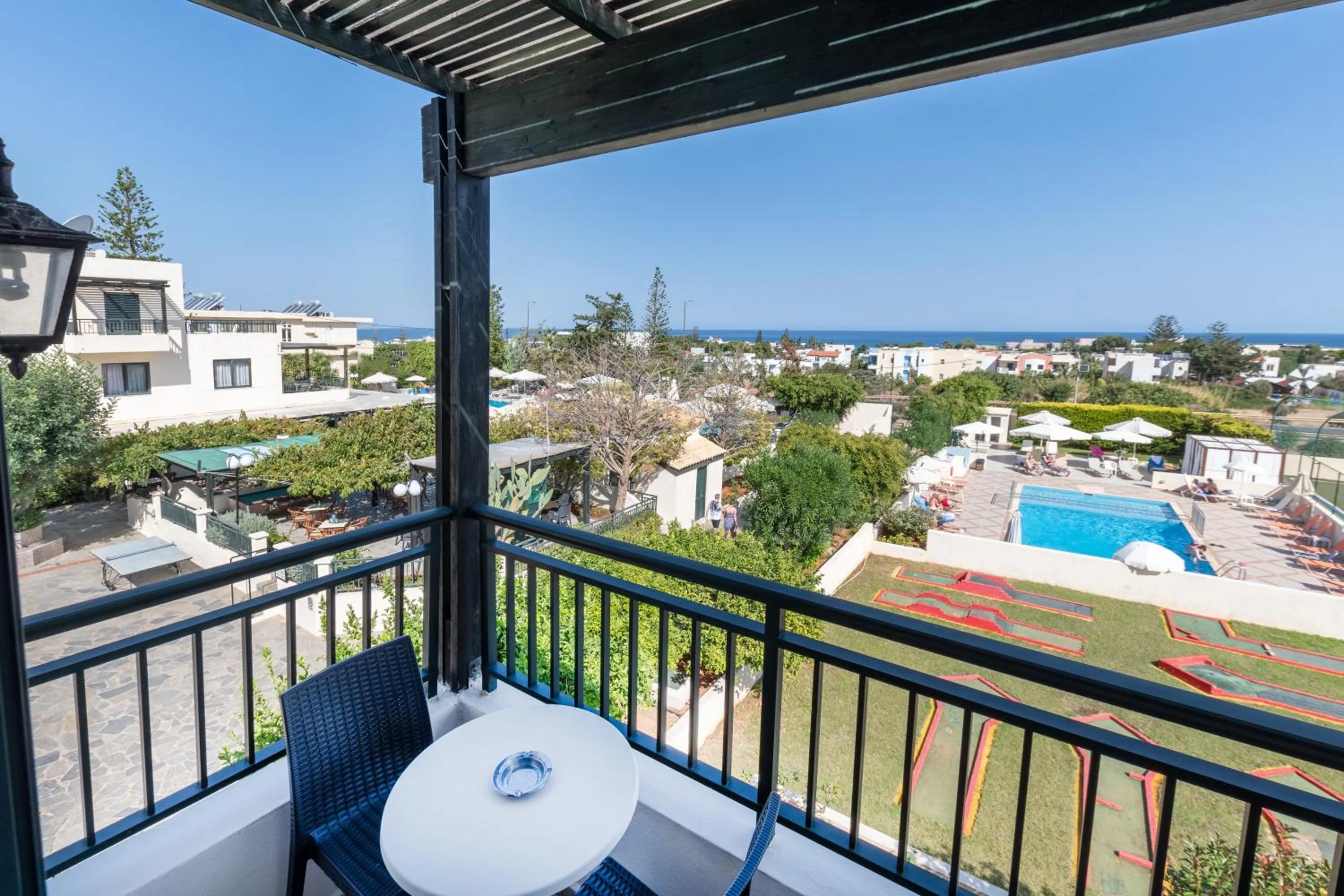 Balcony/Terrace in Anastasia Hotel Stalis