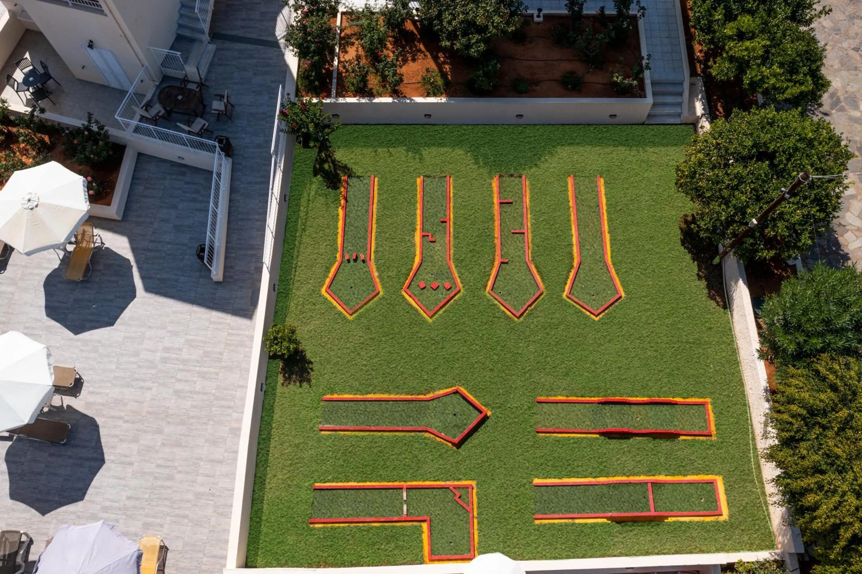 Garden view in Anastasia Hotel Stalis
