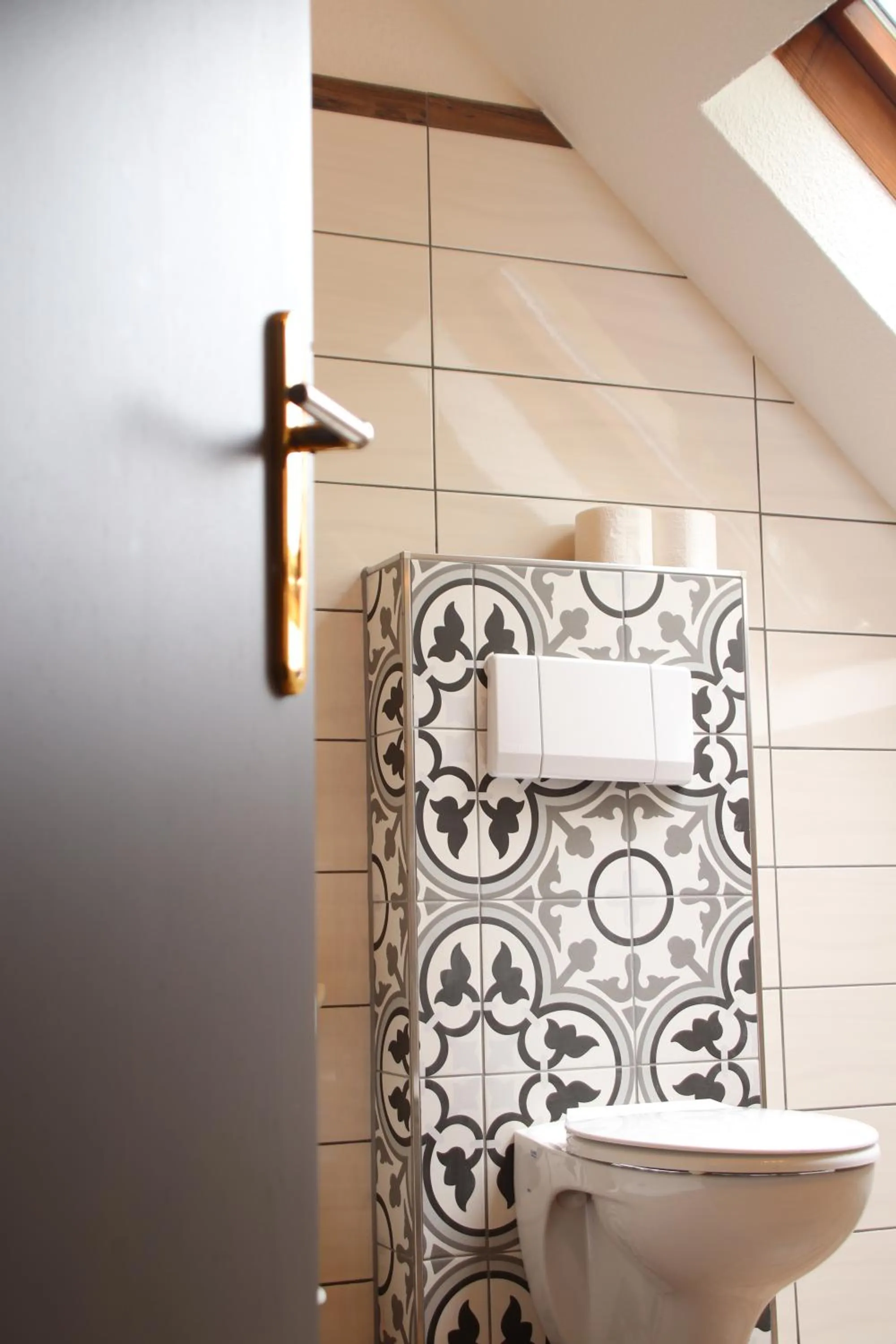 Toilet in Krögers Hotel