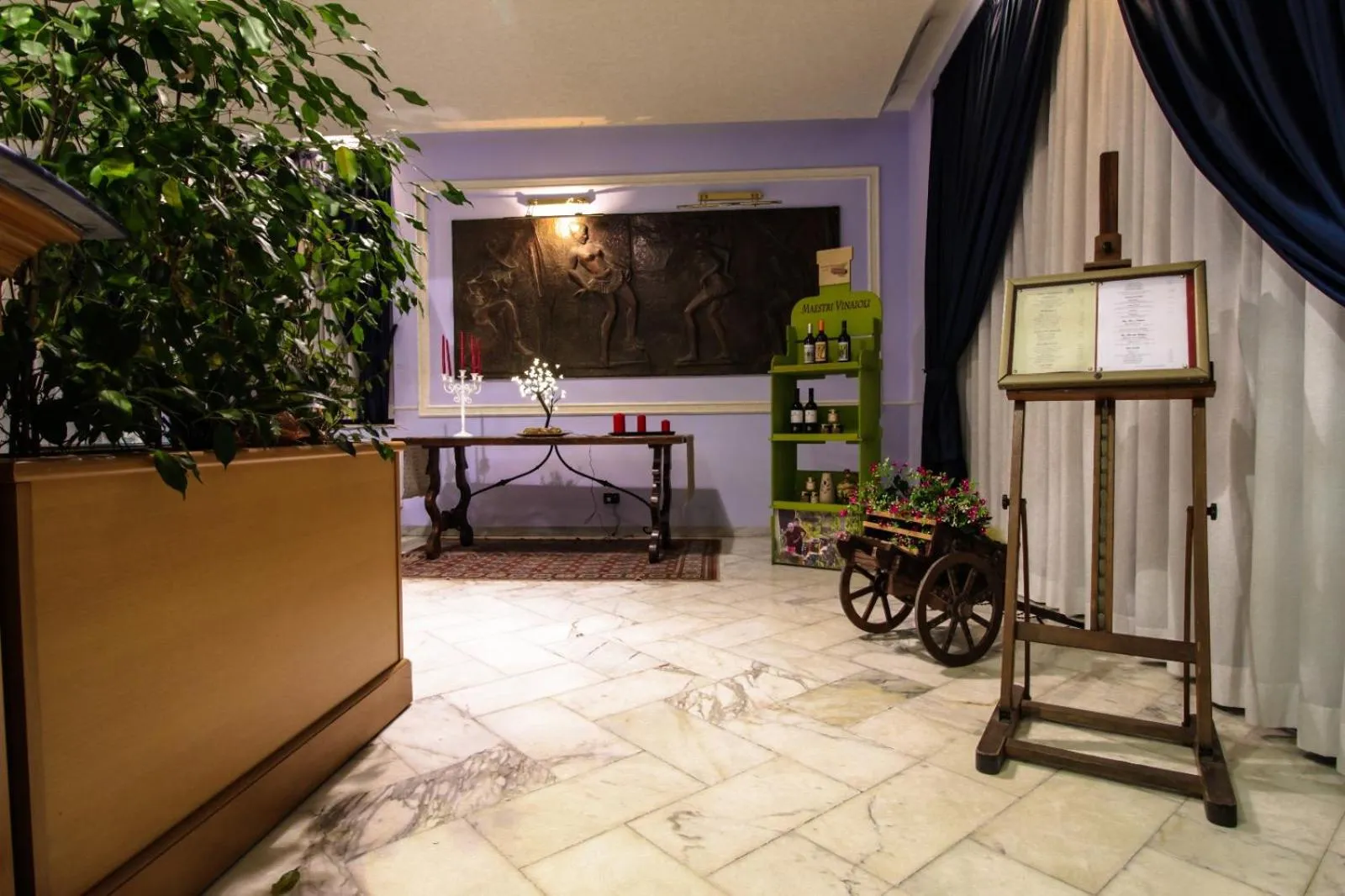 Lobby or reception in Miramare Hotel