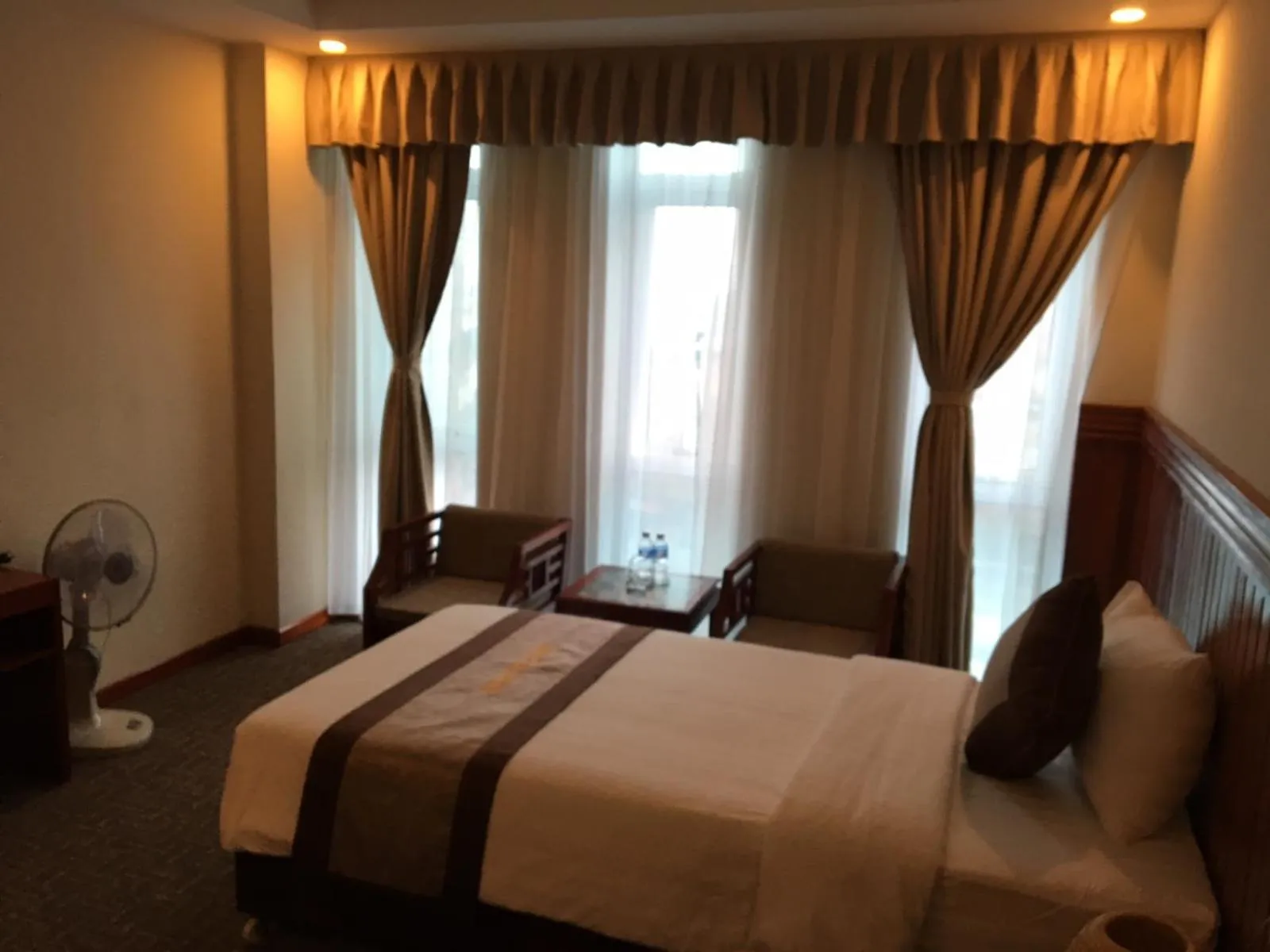 Bed in Vinh Plaza Hotel