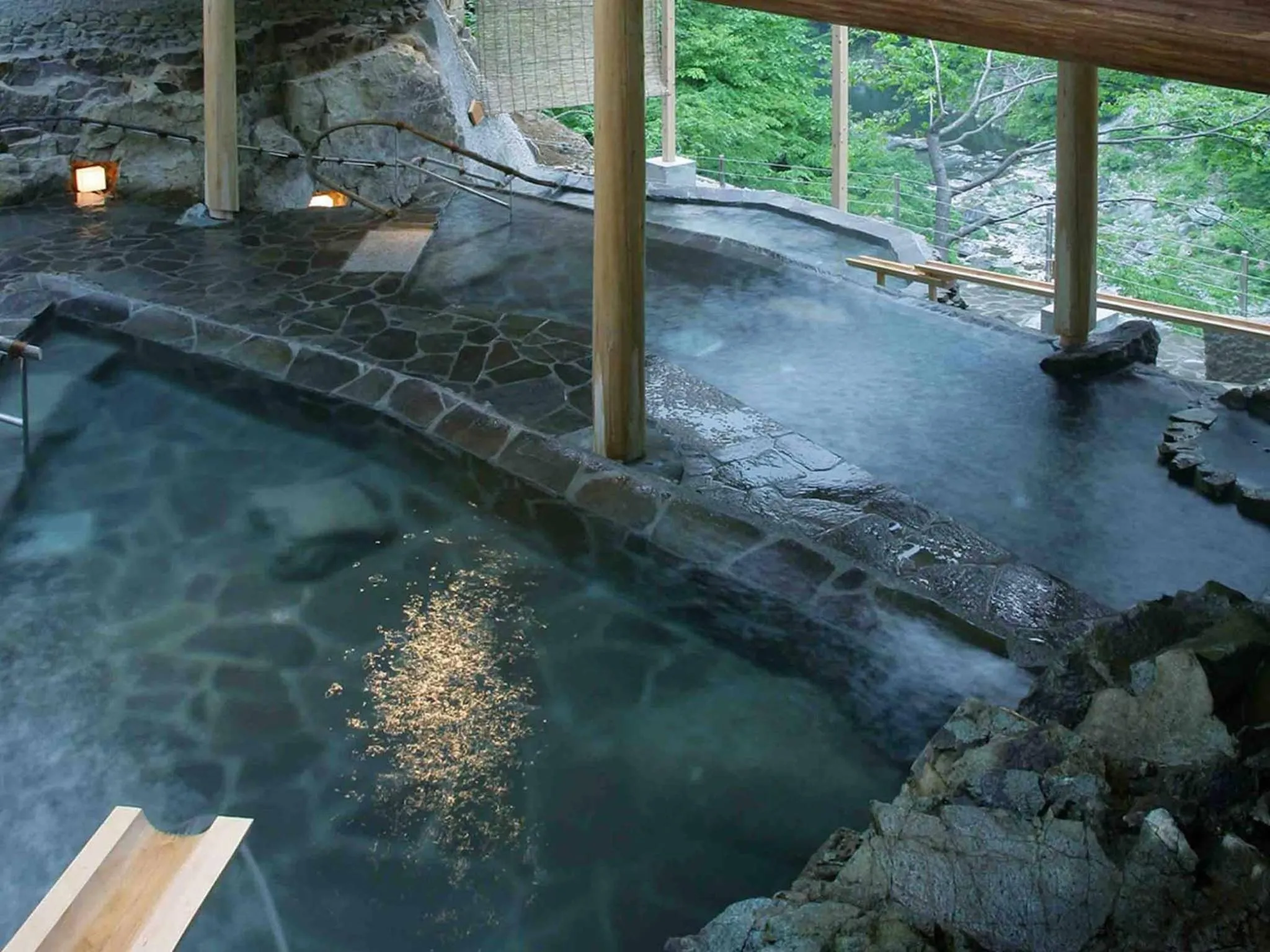 Open Air Bath in Ookawaso