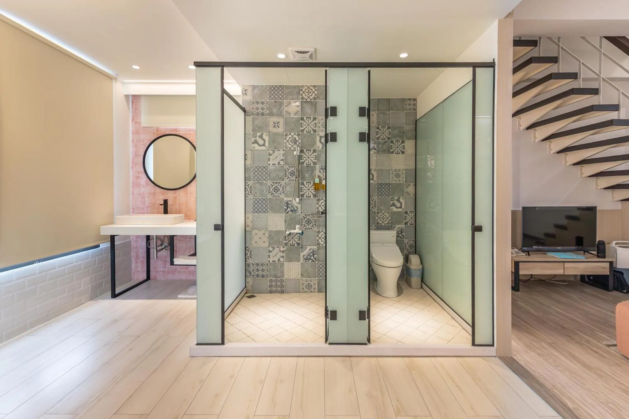 Bathroom in Beachcastle & Sea View Villa