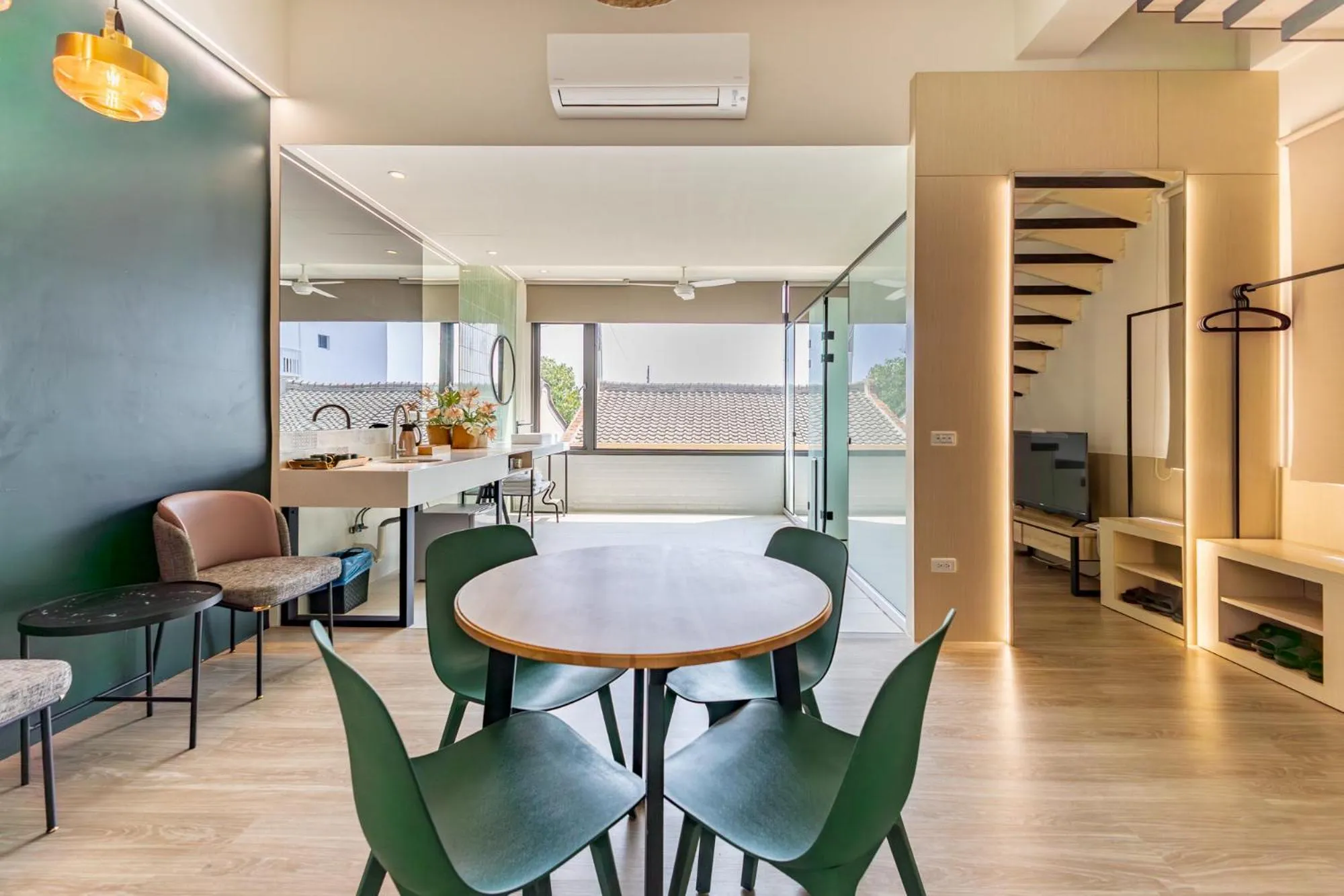 Living room in Beachcastle & Sea View Villa