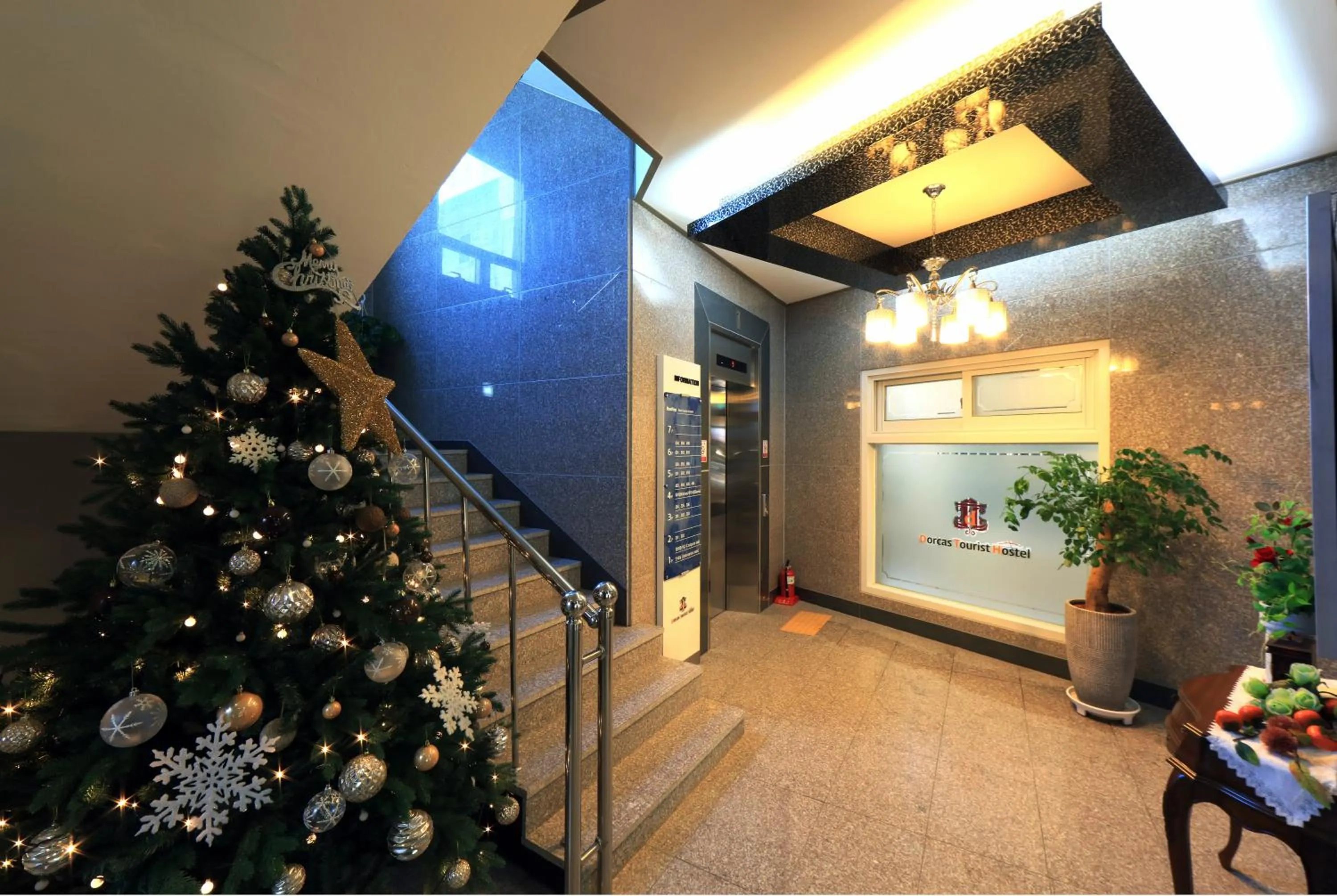 Decorative detail in Dorcas Tourist Hostel