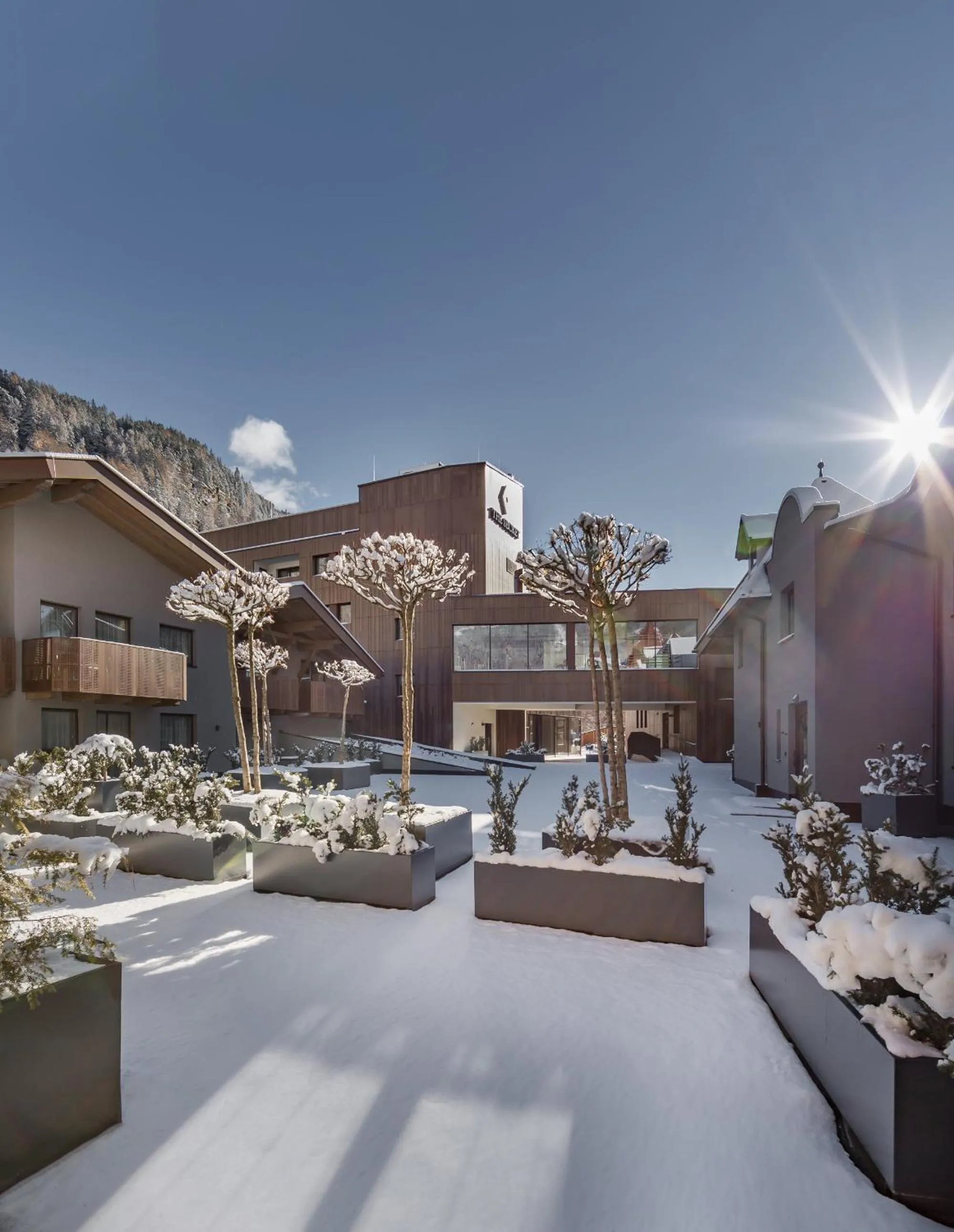 Garden view in The Secret Sölden
