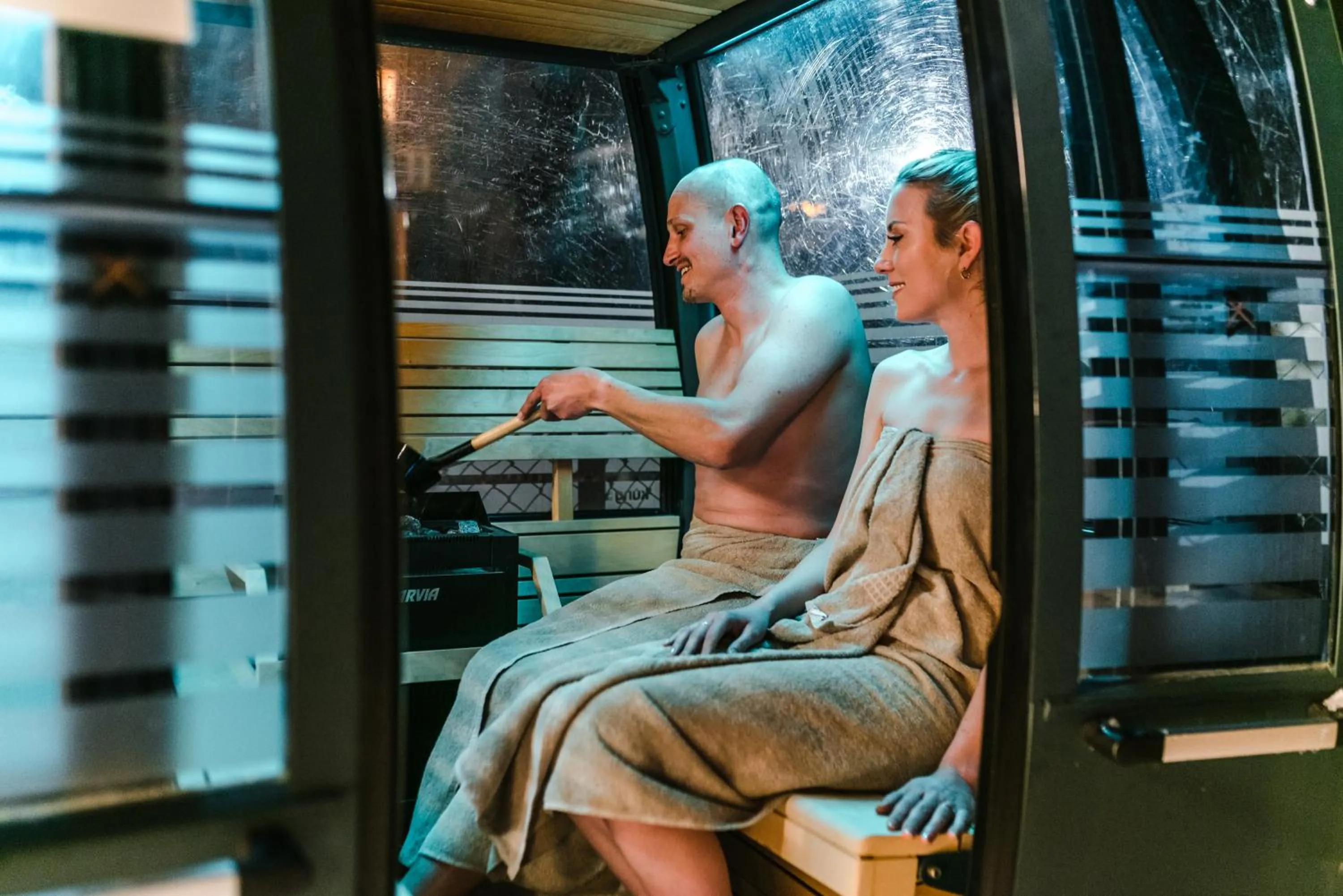 Sauna in Aktiv Hotel & Spa Hannigalp