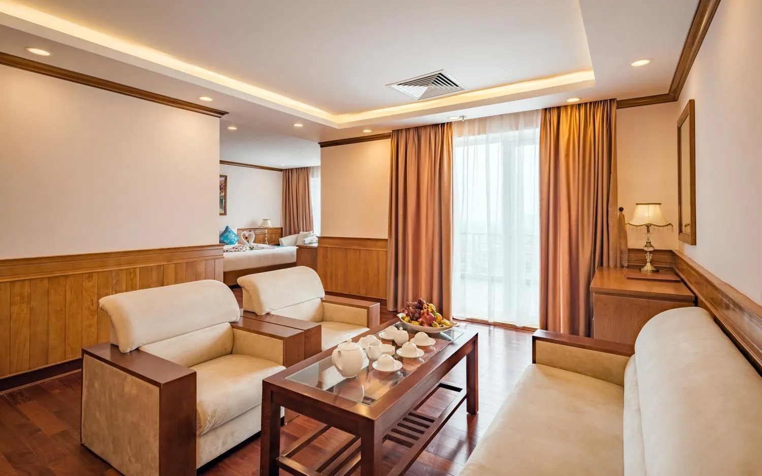 Living room in Lam Giang Hotel