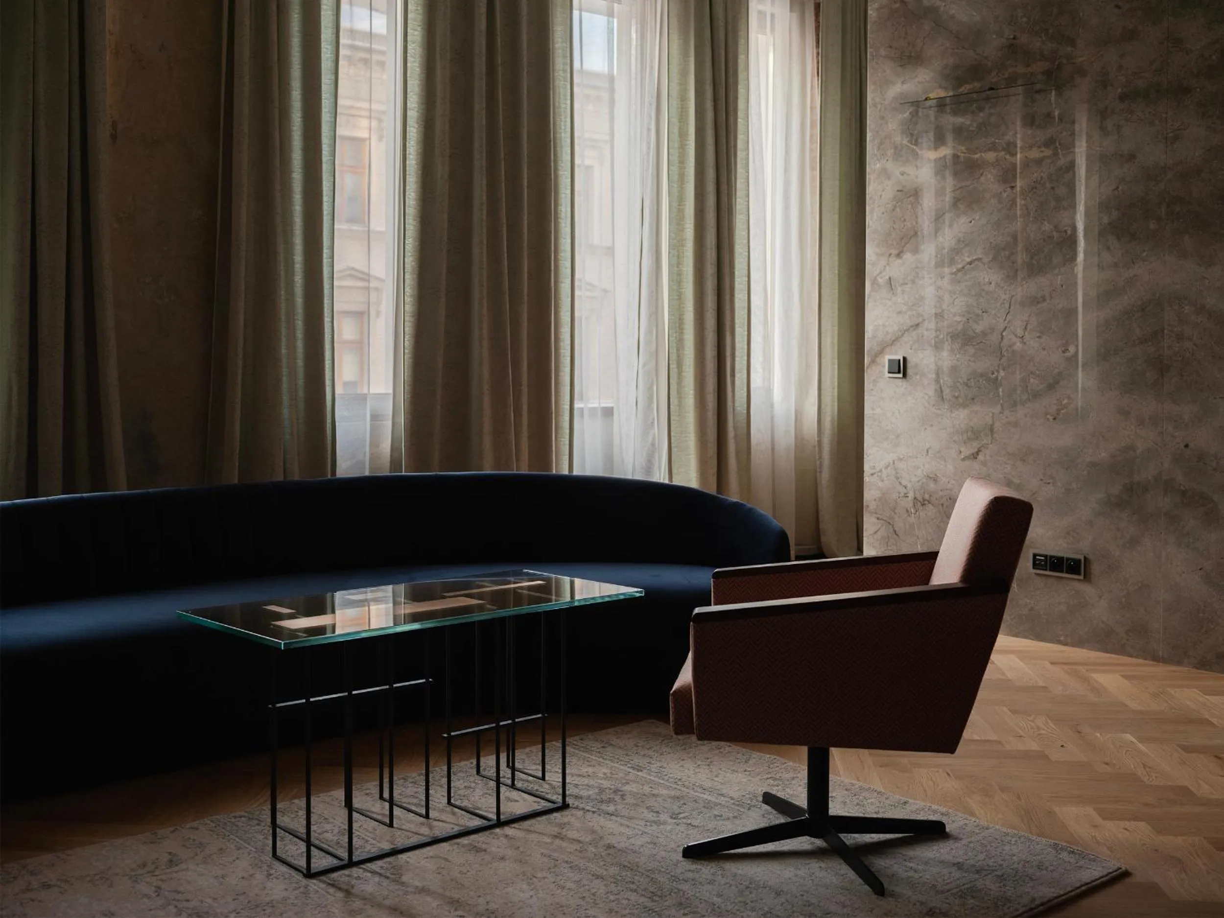 Living room in Grand Hotel