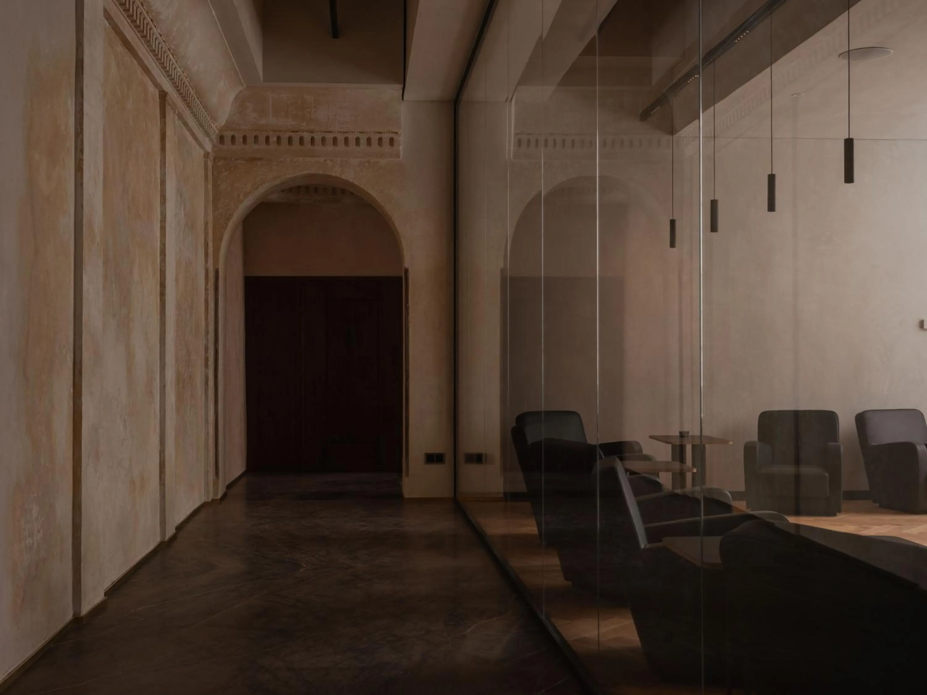 Lobby or reception in Grand Hotel