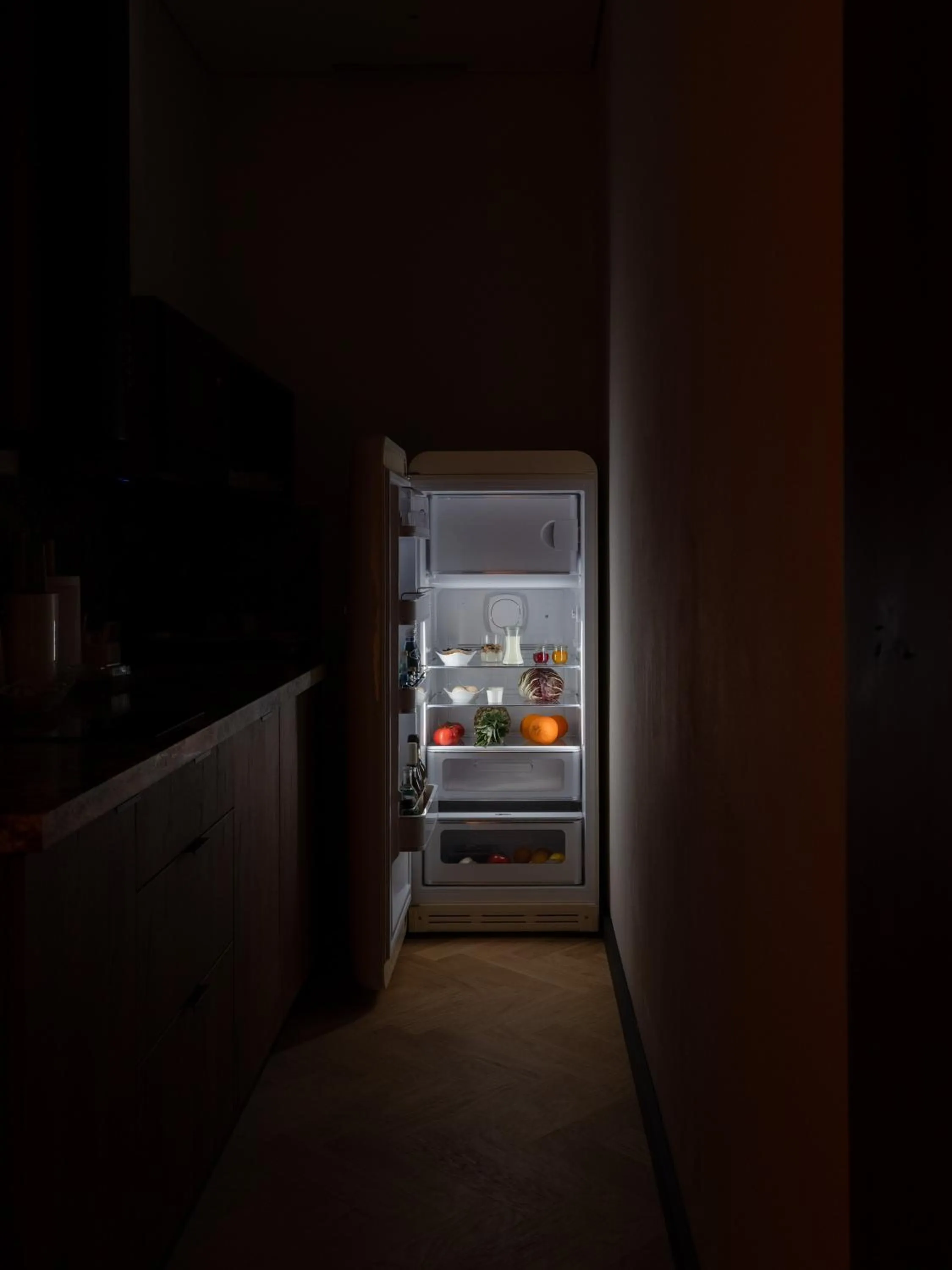 Kitchen or kitchenette in Grand Hotel
