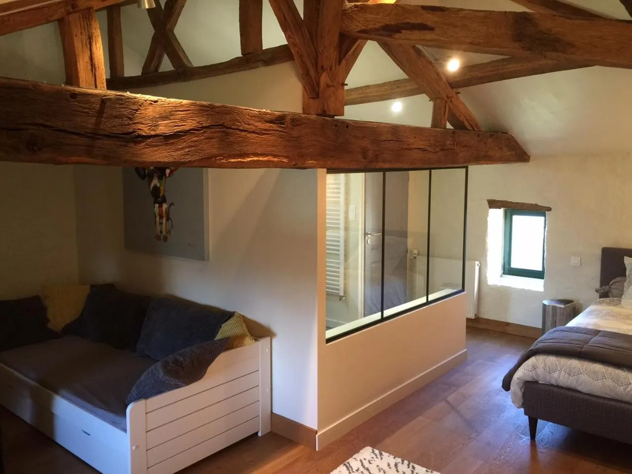 Bedroom, Bed in Le Vieux Logis de la Galocherie