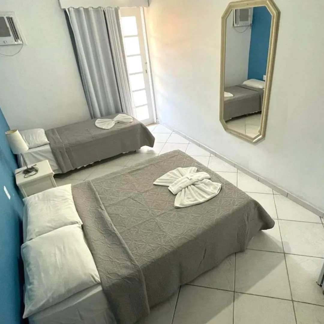 Bed in Pousada Kopenhagen Beach