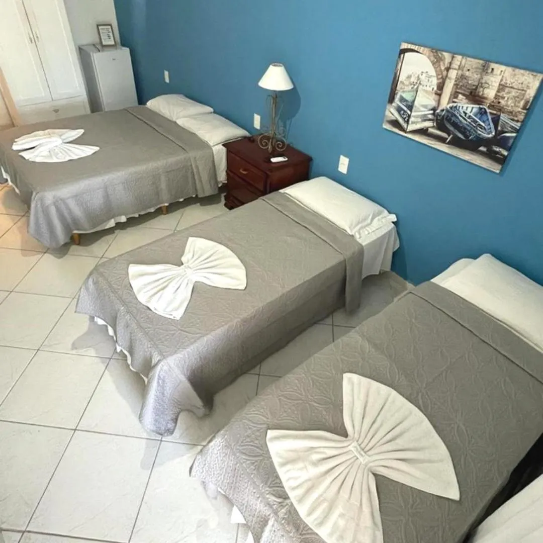 Bed in Pousada Kopenhagen Beach