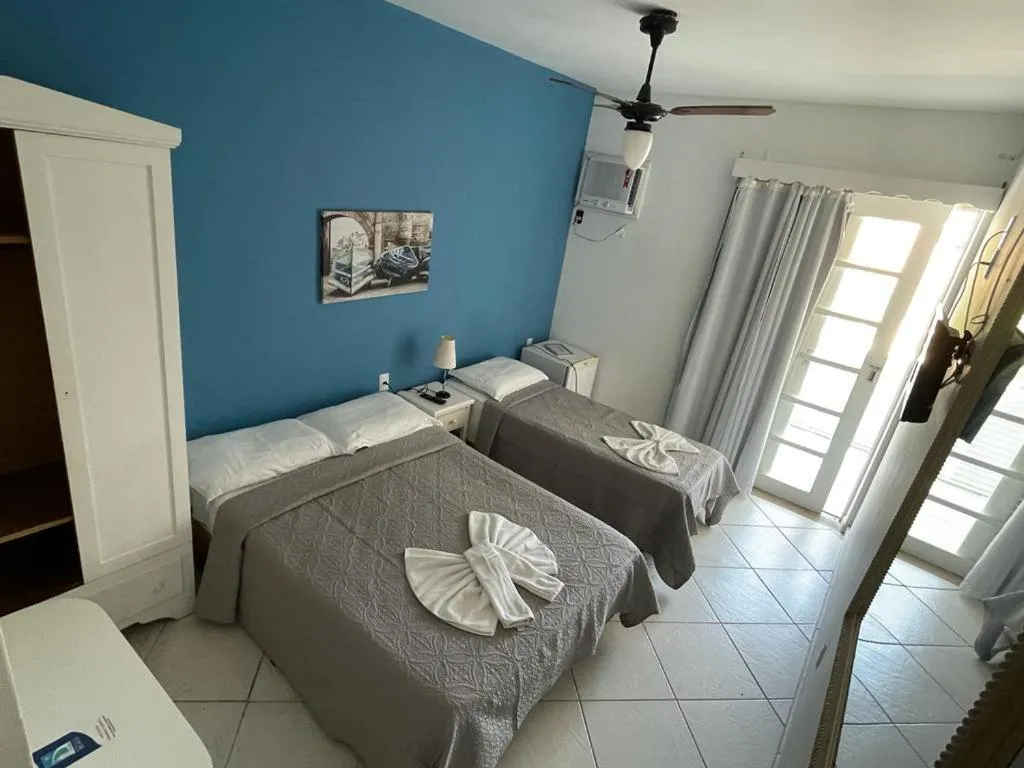 Bed in Pousada Kopenhagen Beach