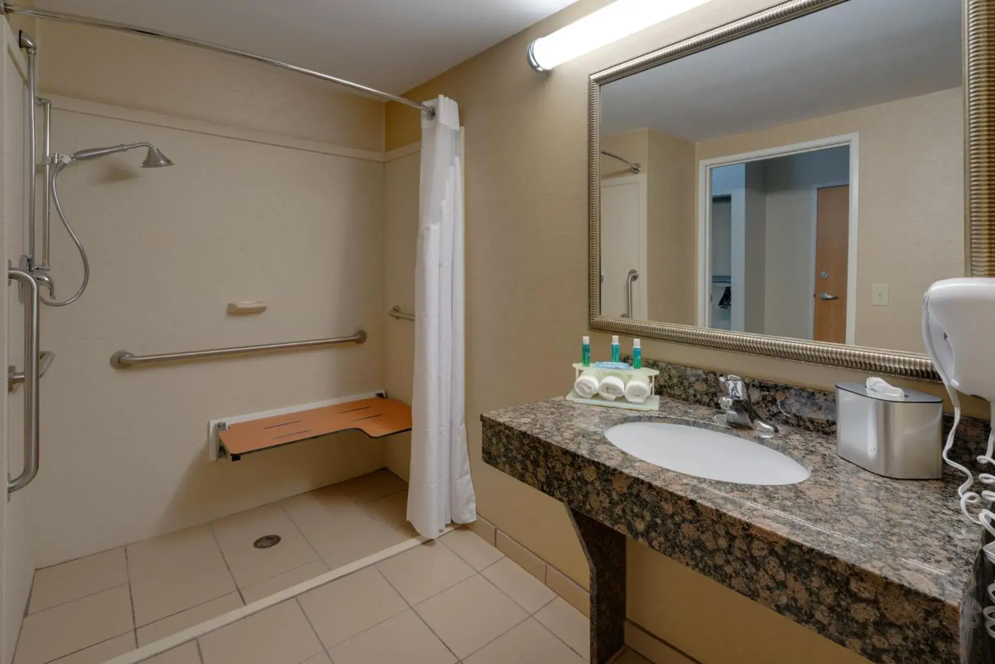King Room with Roll-In Shower - Disability Access in Holiday Inn Express Charles Town by IHG King Room with Roll-In Shower - Disability Access in Holiday Inn Express Charles Town by IHG