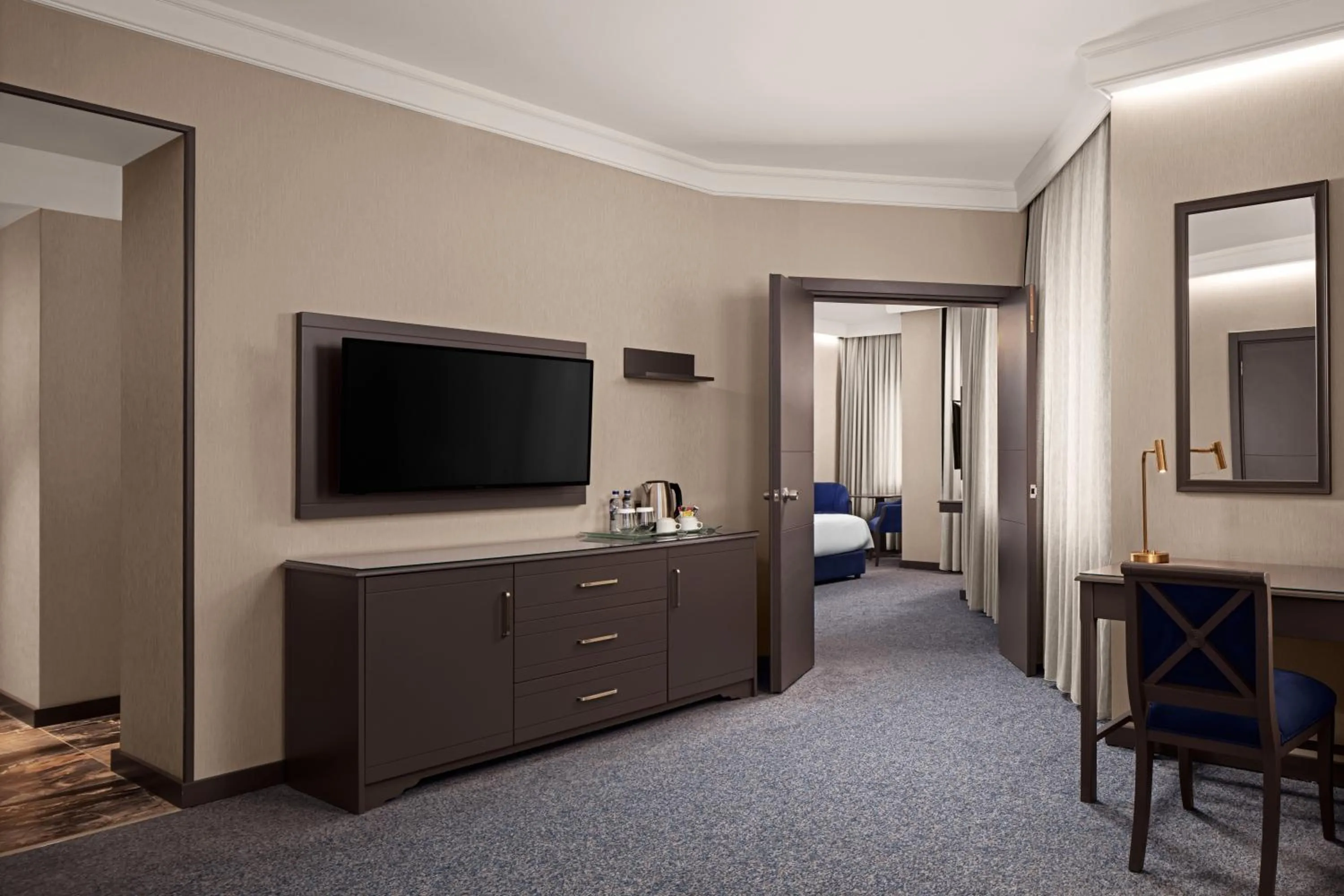 Communal lounge/ TV room, Bed in Grand Cevahir Hotel Convention Center