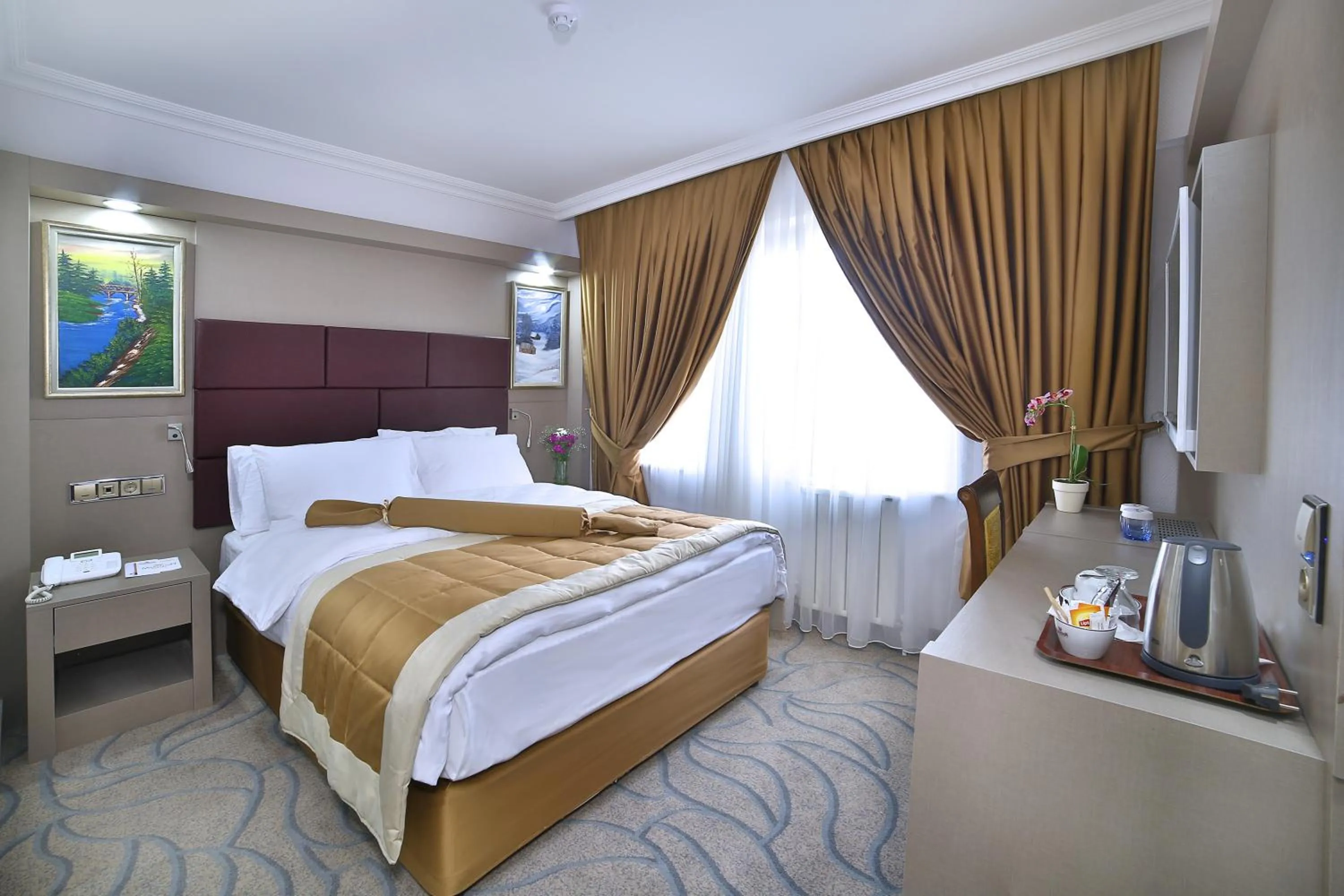 Bedroom, Bed in Elazığ Marathon Hotel