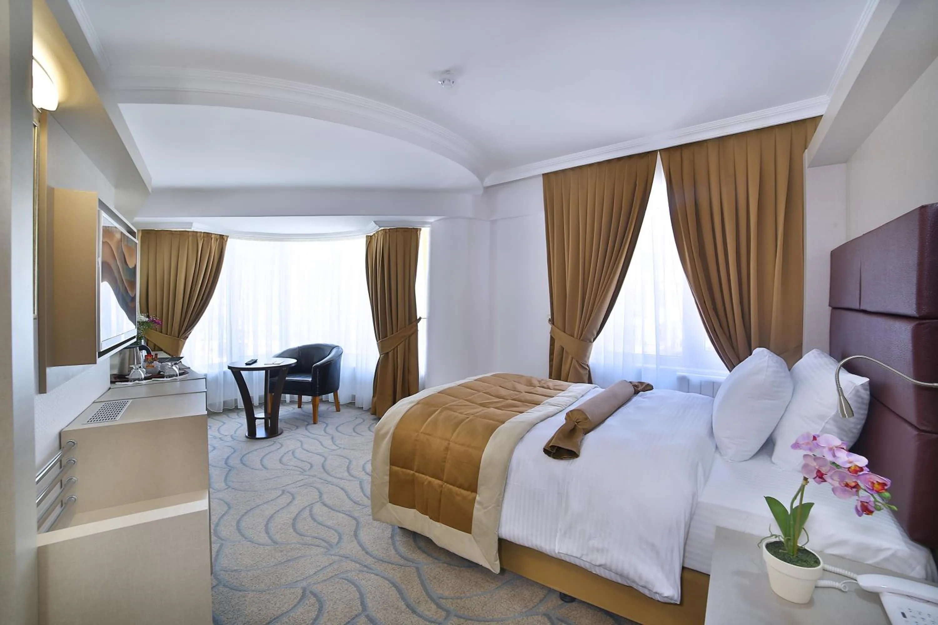 Bedroom, Bed in Elazığ Marathon Hotel