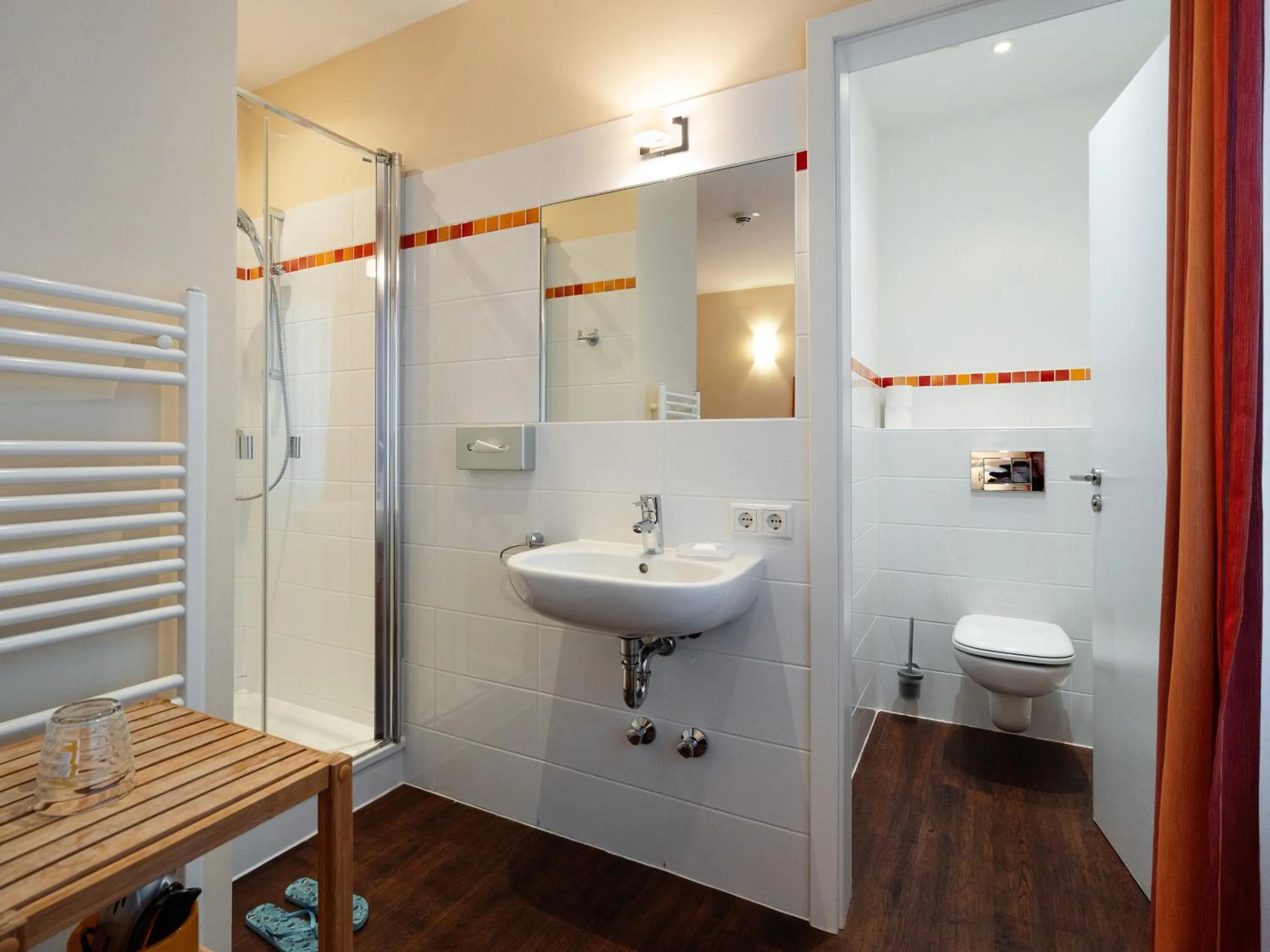 Bathroom in Hotel Gutenberg