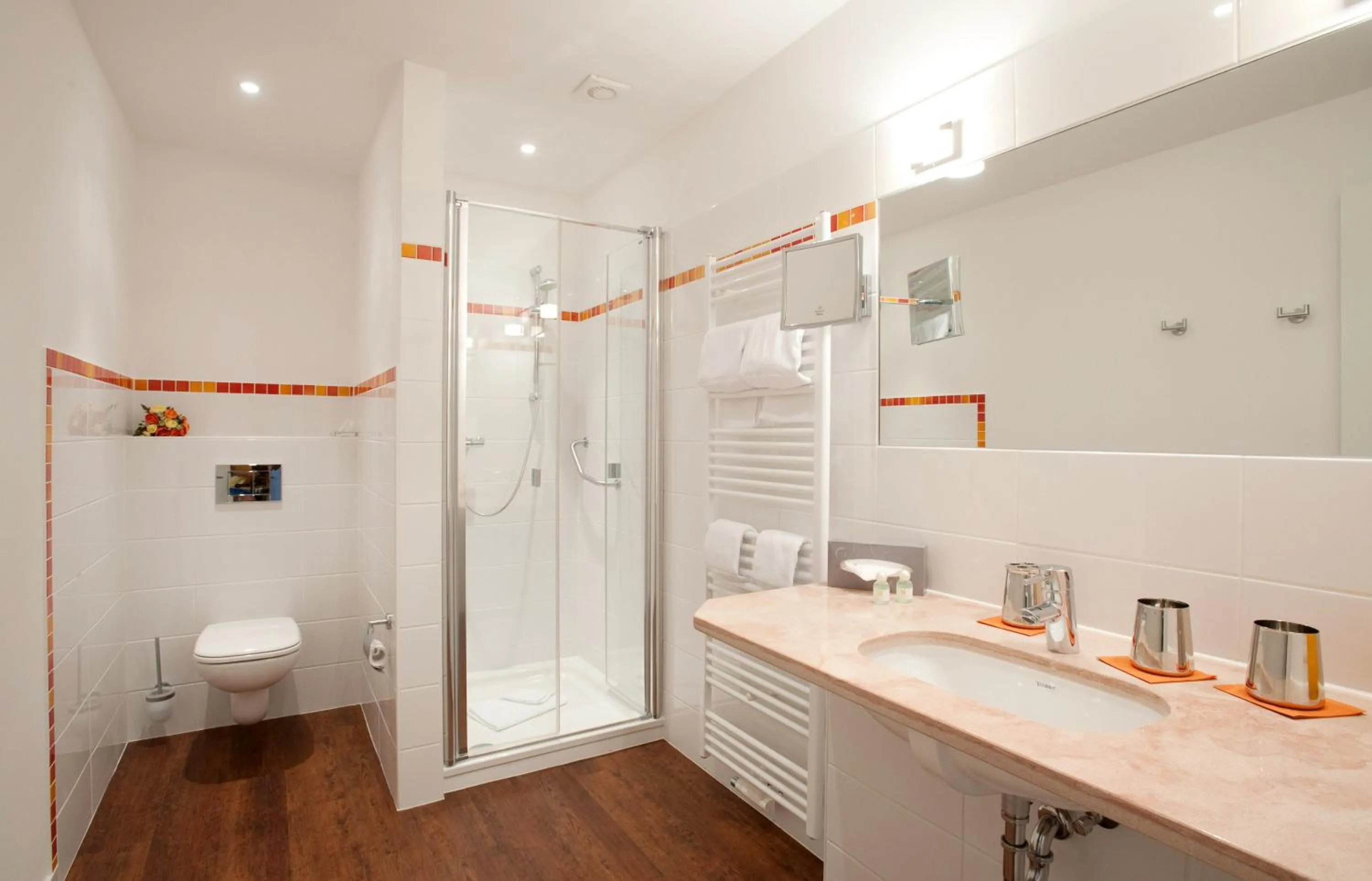 Bathroom in Hotel Gutenberg