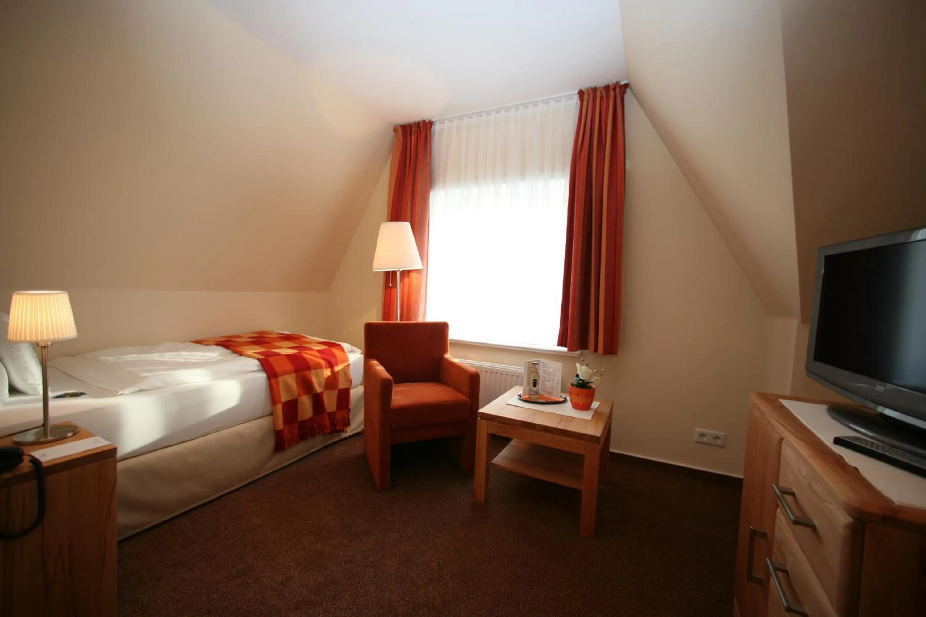 Bed in Hotel Gutenberg