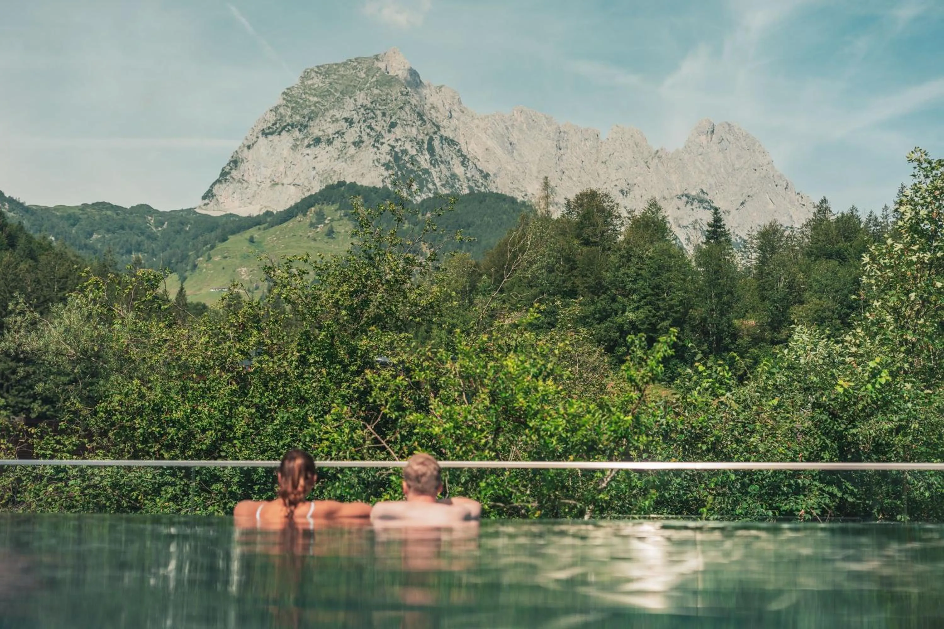 Swimming pool in Hotel Jagdschlössl