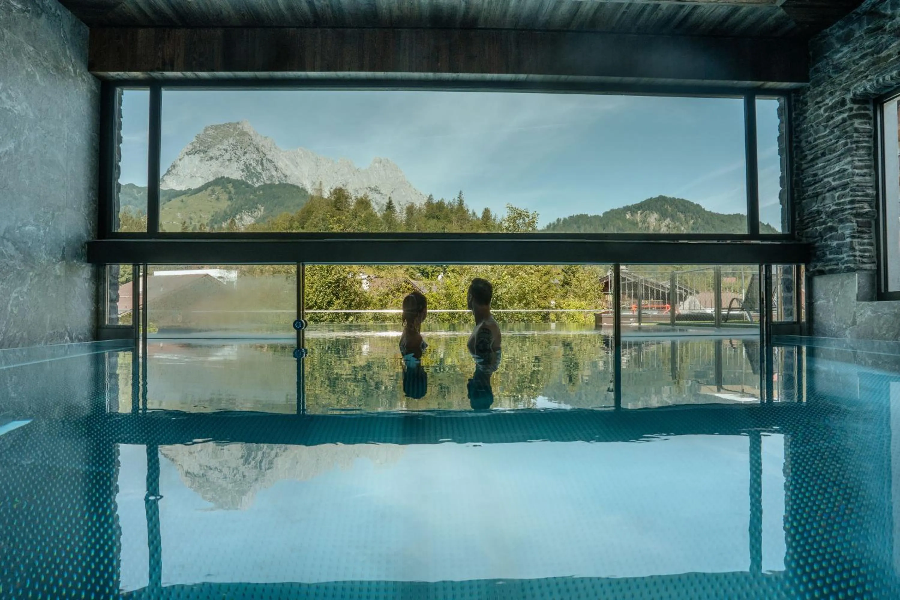 Swimming pool in Hotel Jagdschlössl