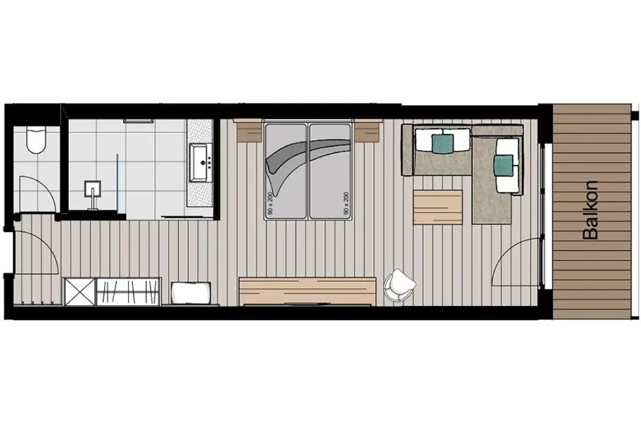 Floor plan in Hotel Jagdschlössl
