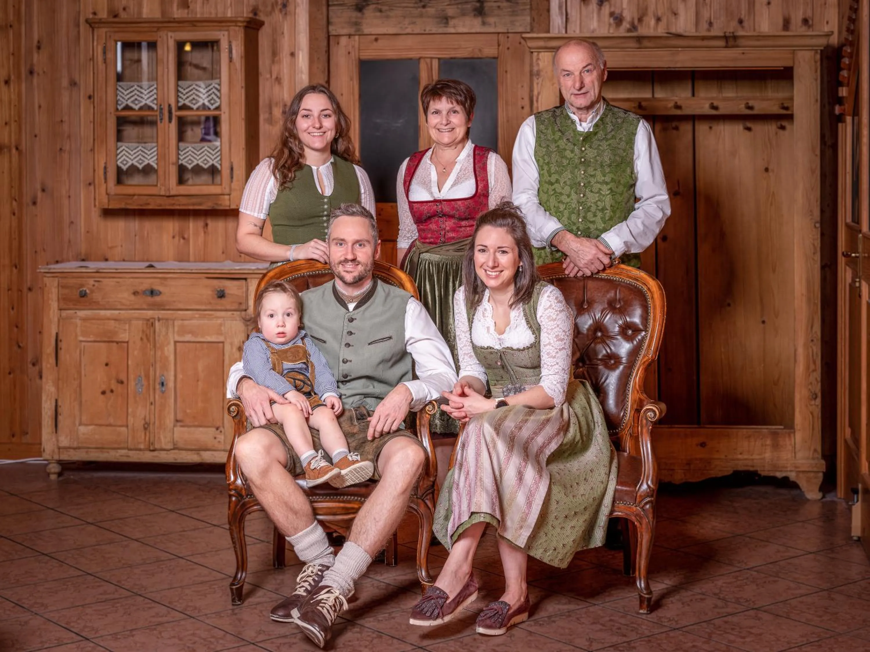 Family in Hotel Jagdschlössl