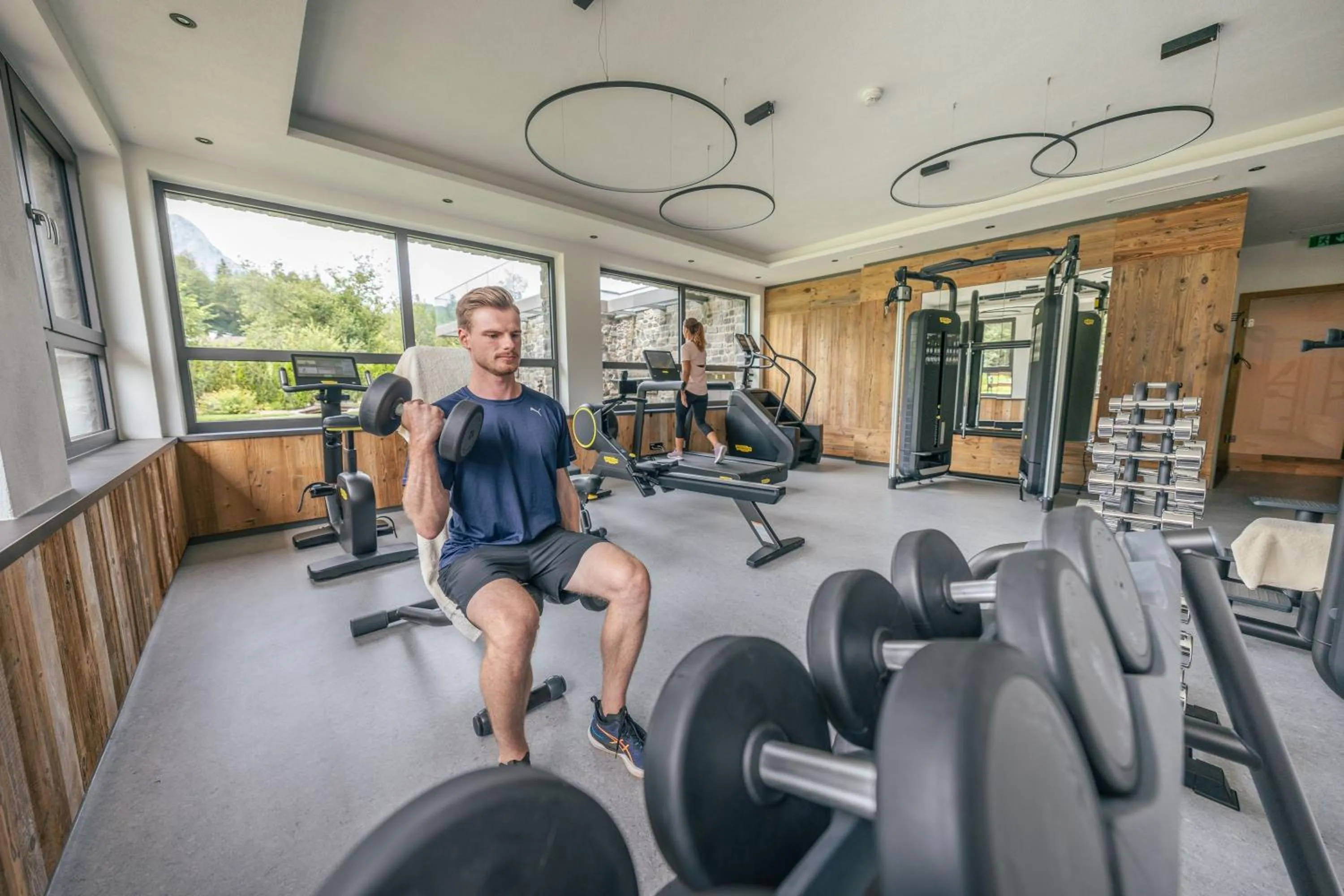 Fitness centre/facilities in Hotel Jagdschlössl