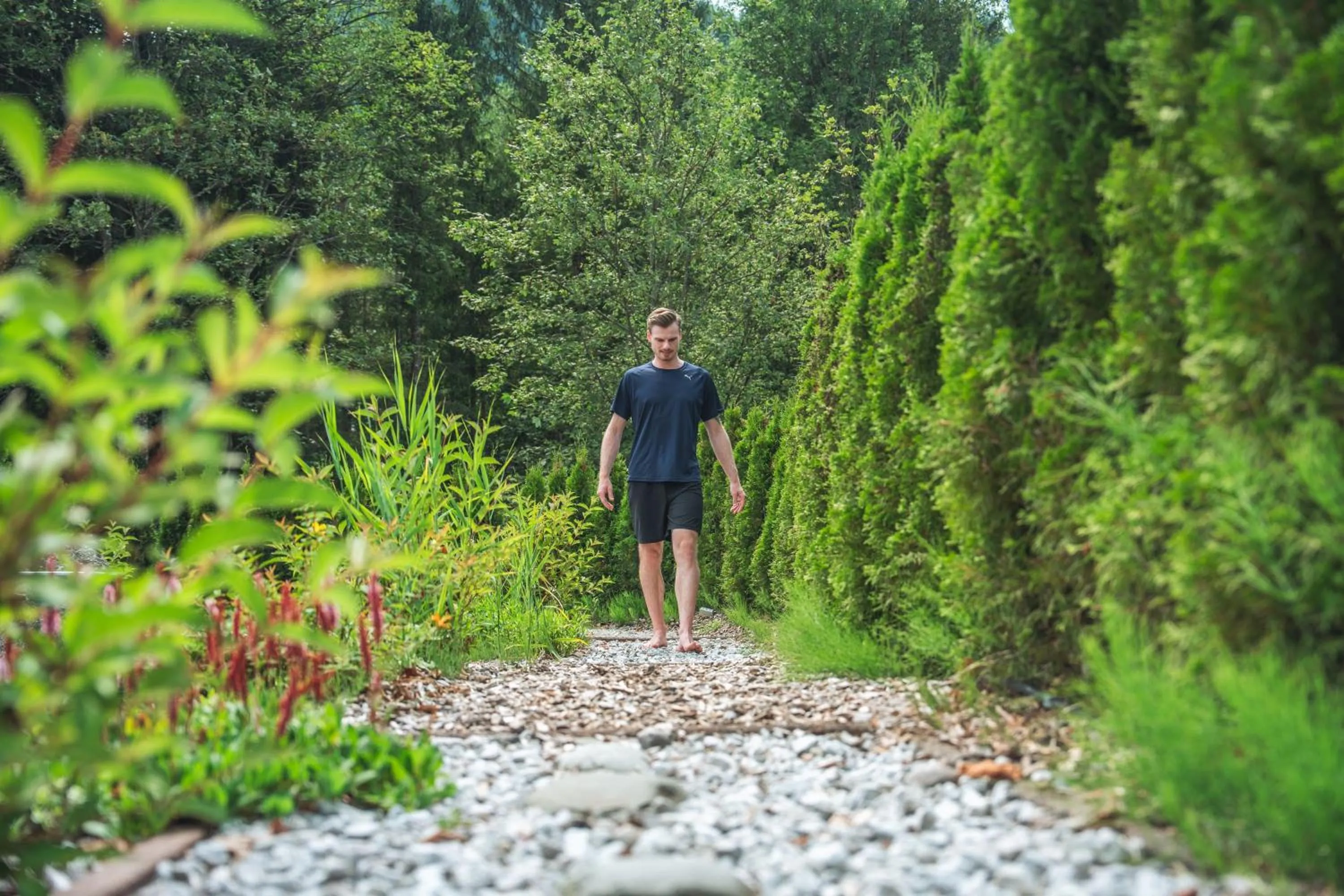 Garden in Hotel Jagdschlössl