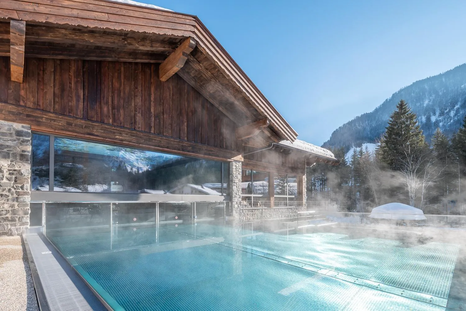 Swimming pool in Hotel Jagdschlössl