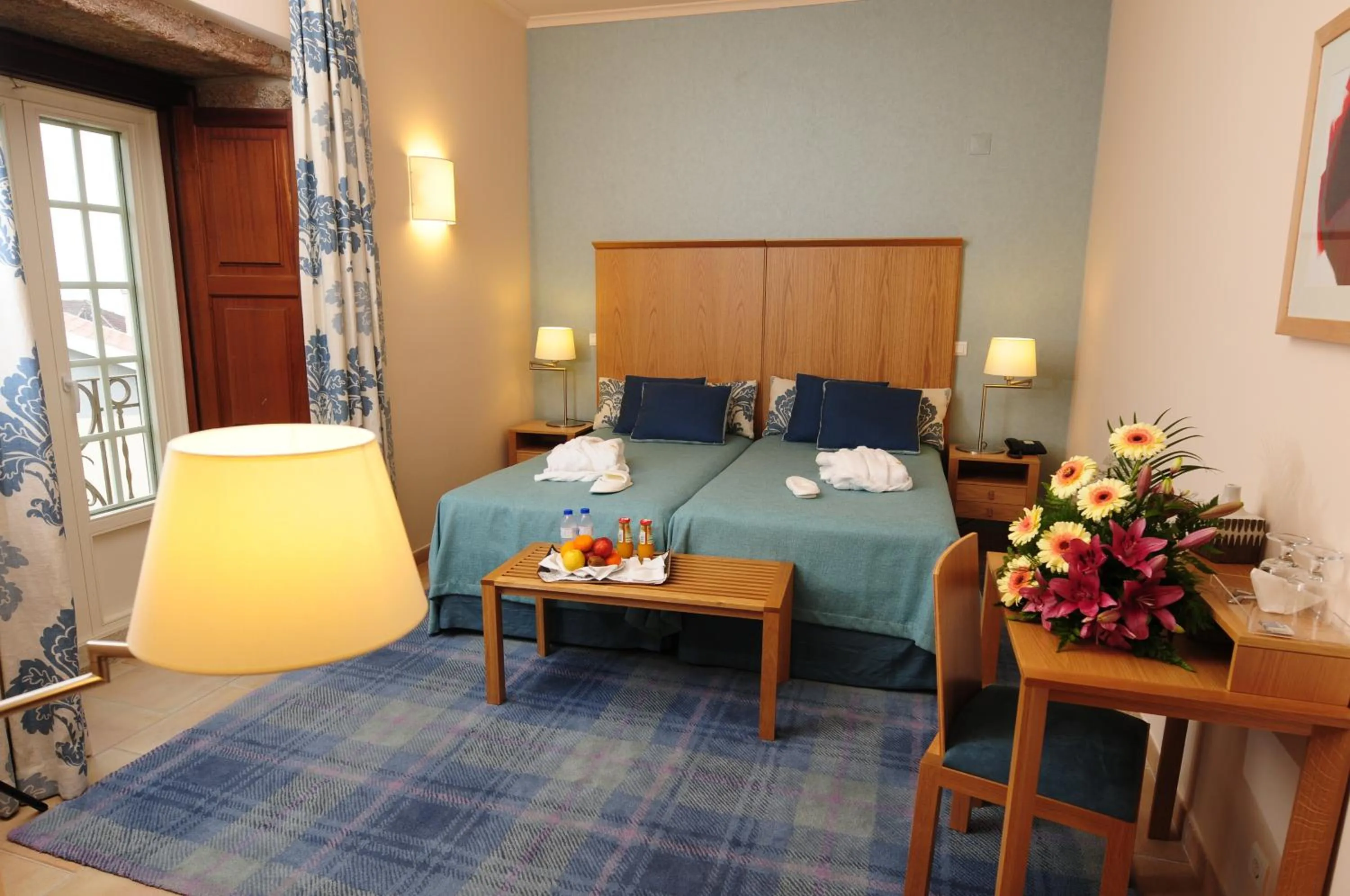 Bed in INATEL Linhares da Beira Hotel Rural