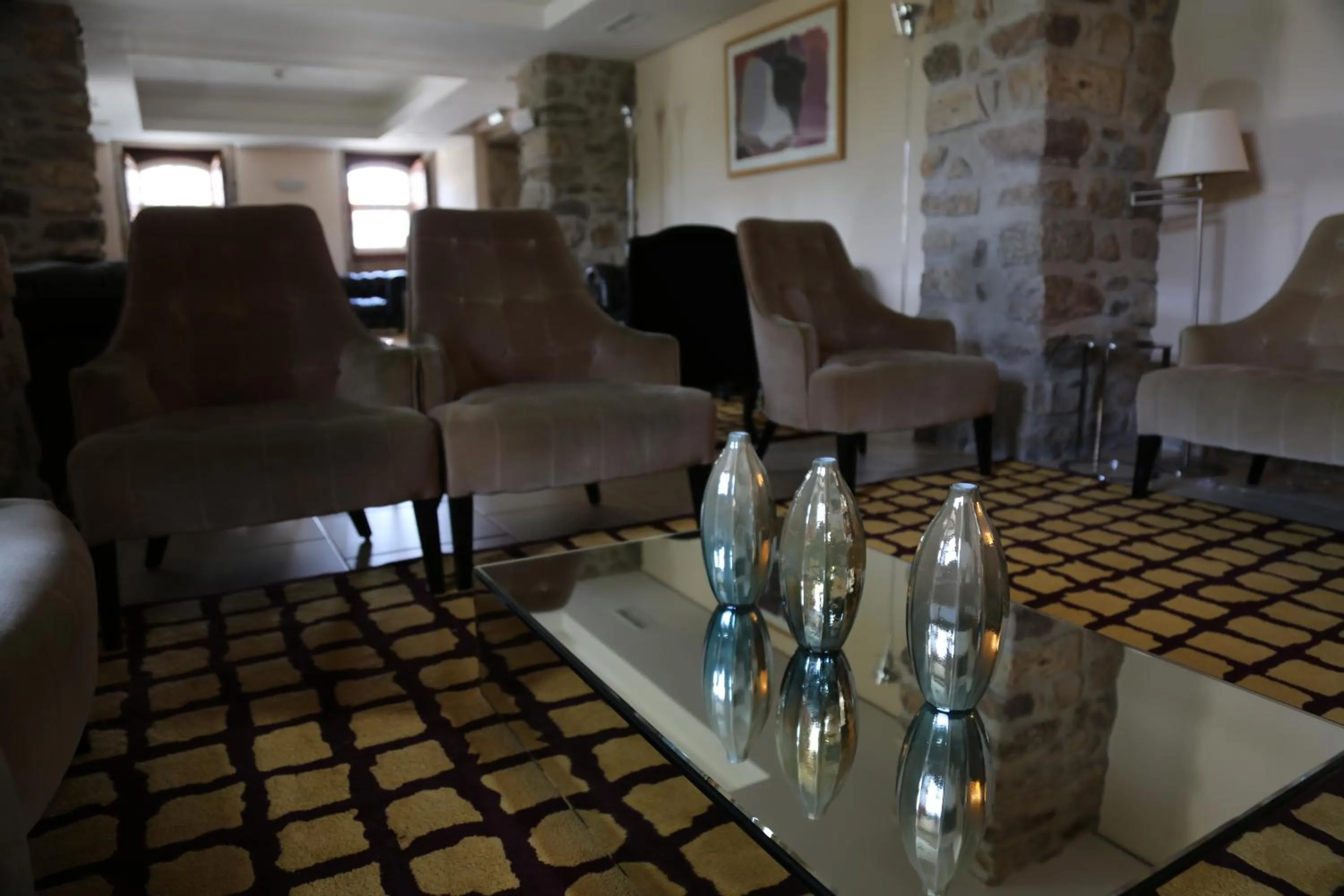 Lounge or bar in INATEL Linhares da Beira Hotel Rural