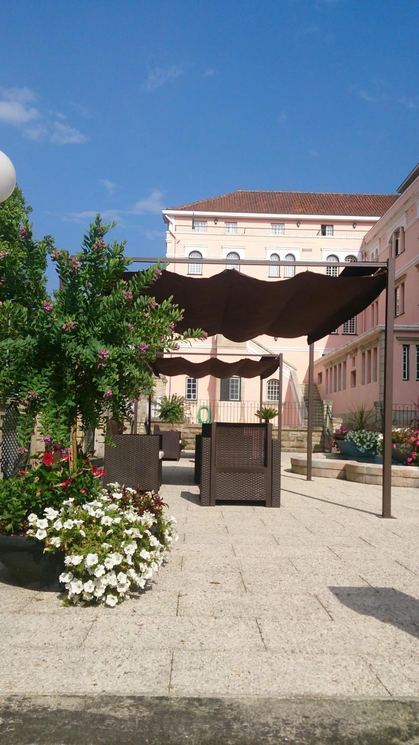 Patio in INATEL Palace S.Pedro Do Sul