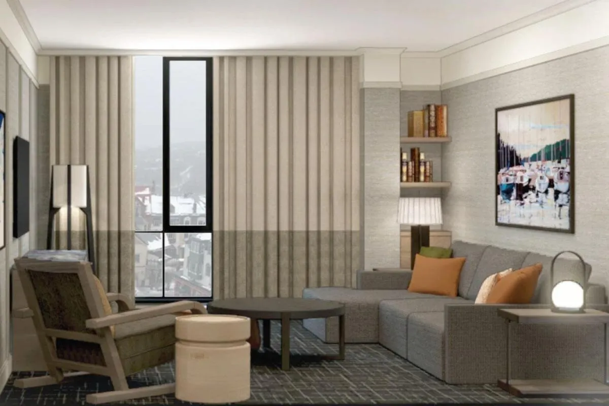 Living room in Fairmont Tremblant