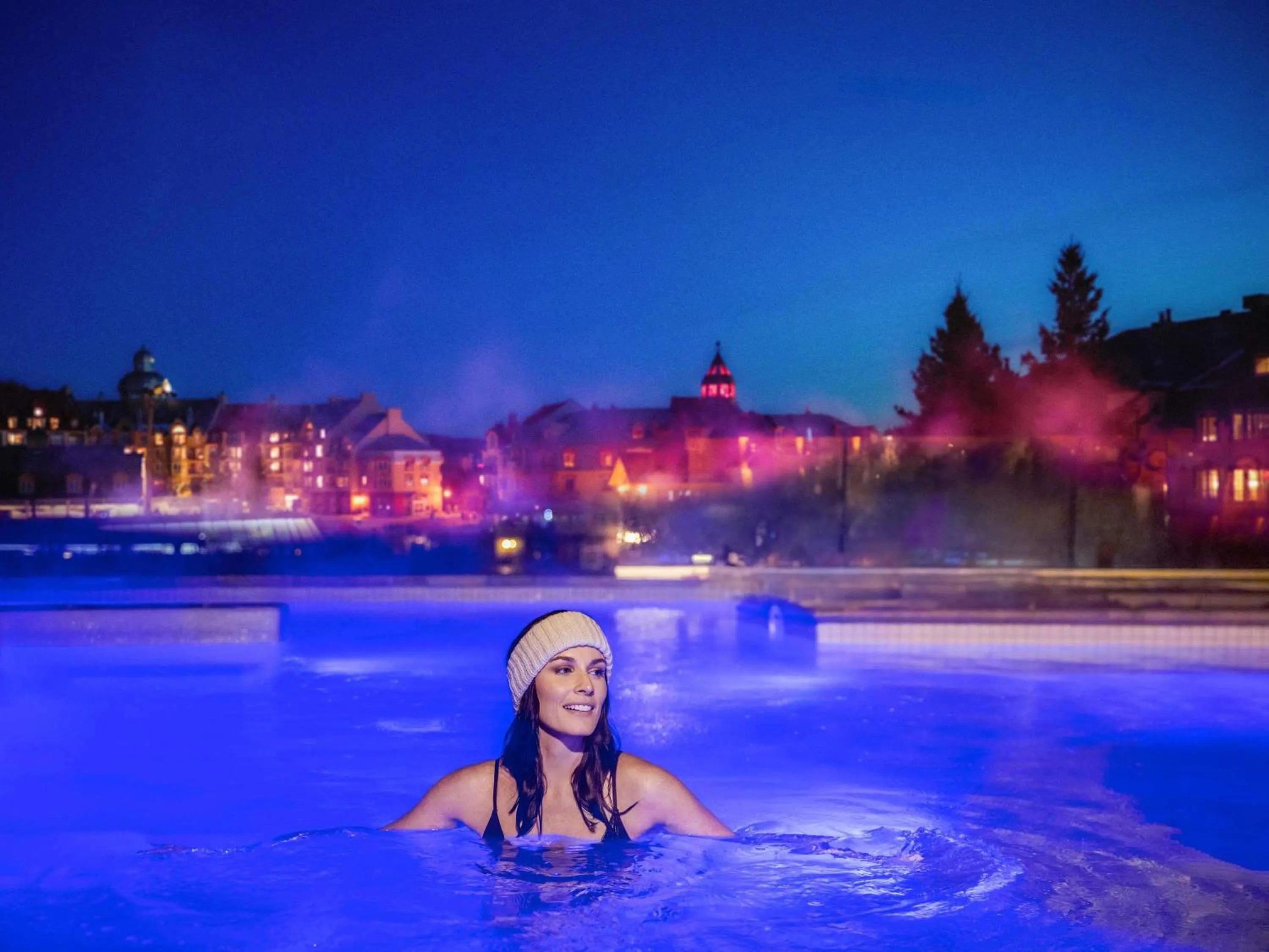 Pool view in Fairmont Tremblant